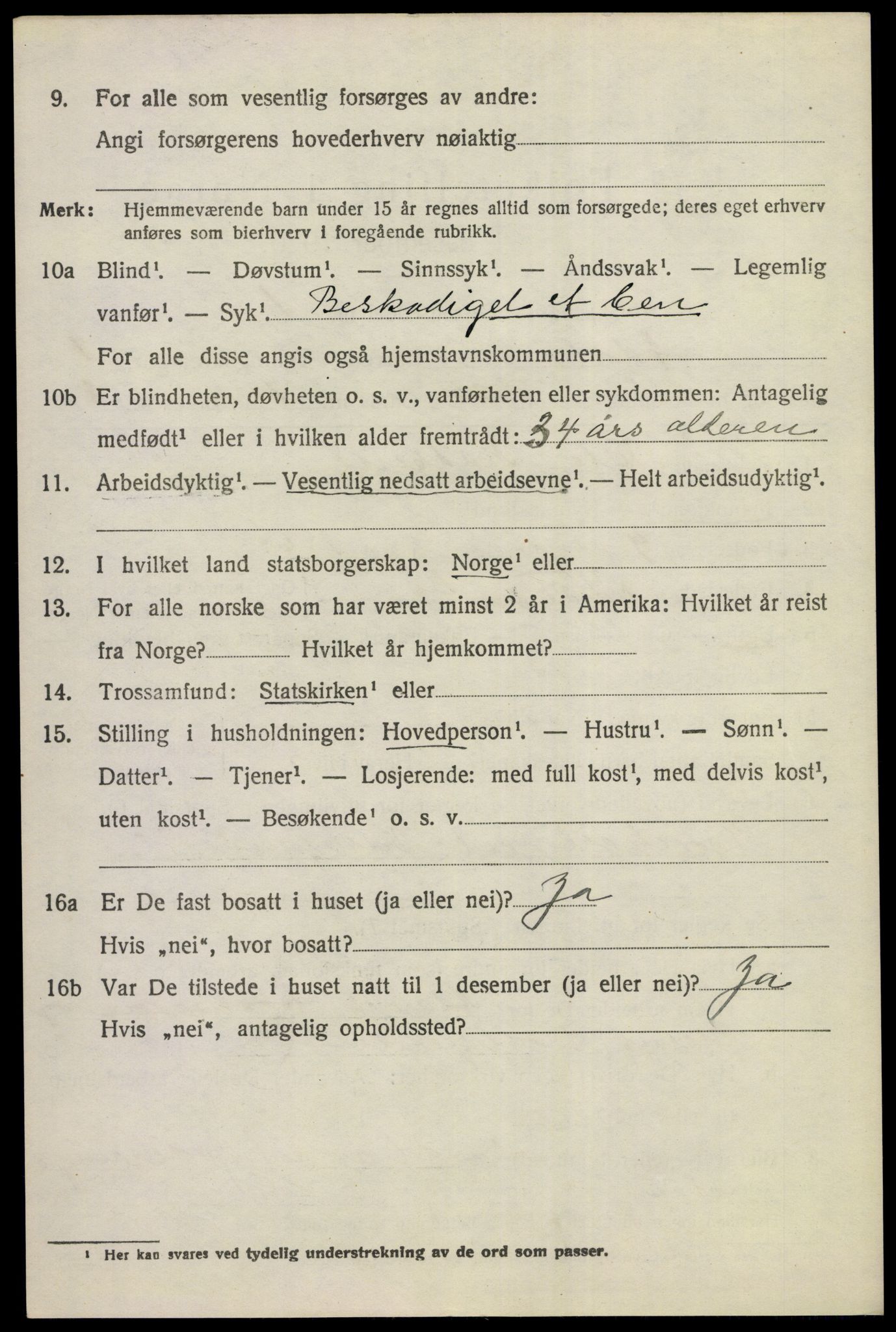 SAKO, 1920 census for Ådal, 1920, p. 1609