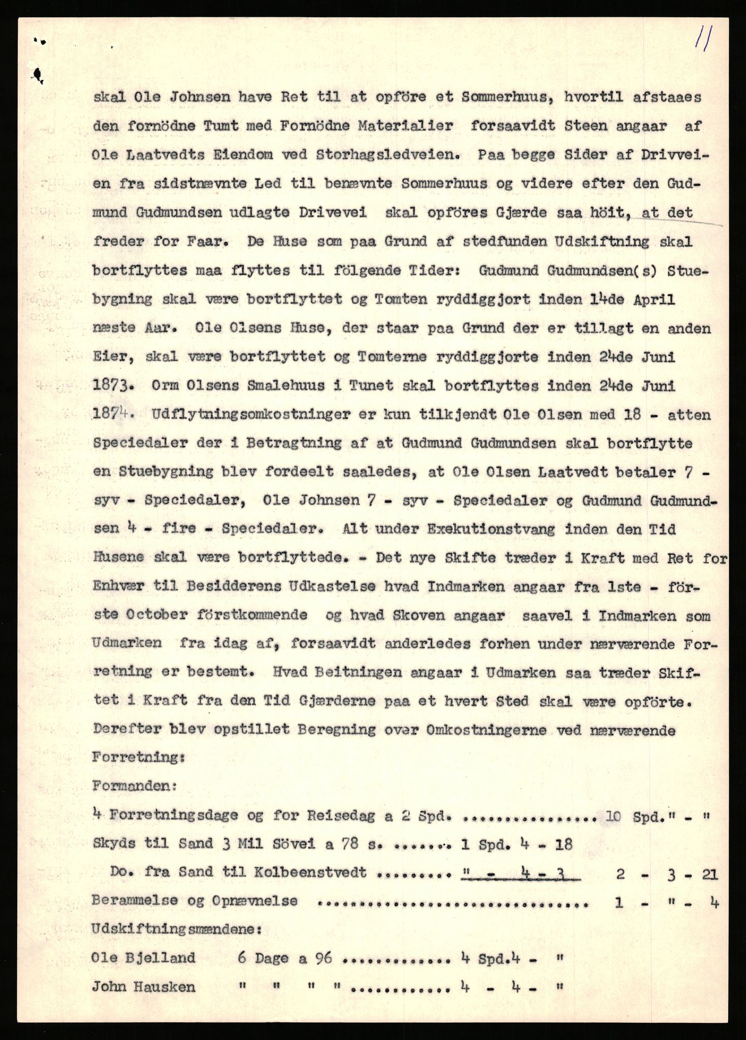 Statsarkivet i Stavanger, SAST/A-101971/03/Y/Yj/L0022: Avskrifter sortert etter gårdsnavn: Foss - Frøiland i Hetland, 1750-1930, p. 45