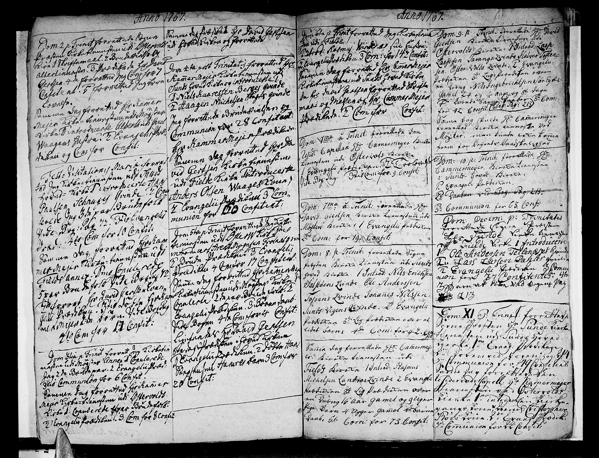 Sund sokneprestembete, AV/SAB-A-99930: Parish register (official) no. A 3, 1740-1769