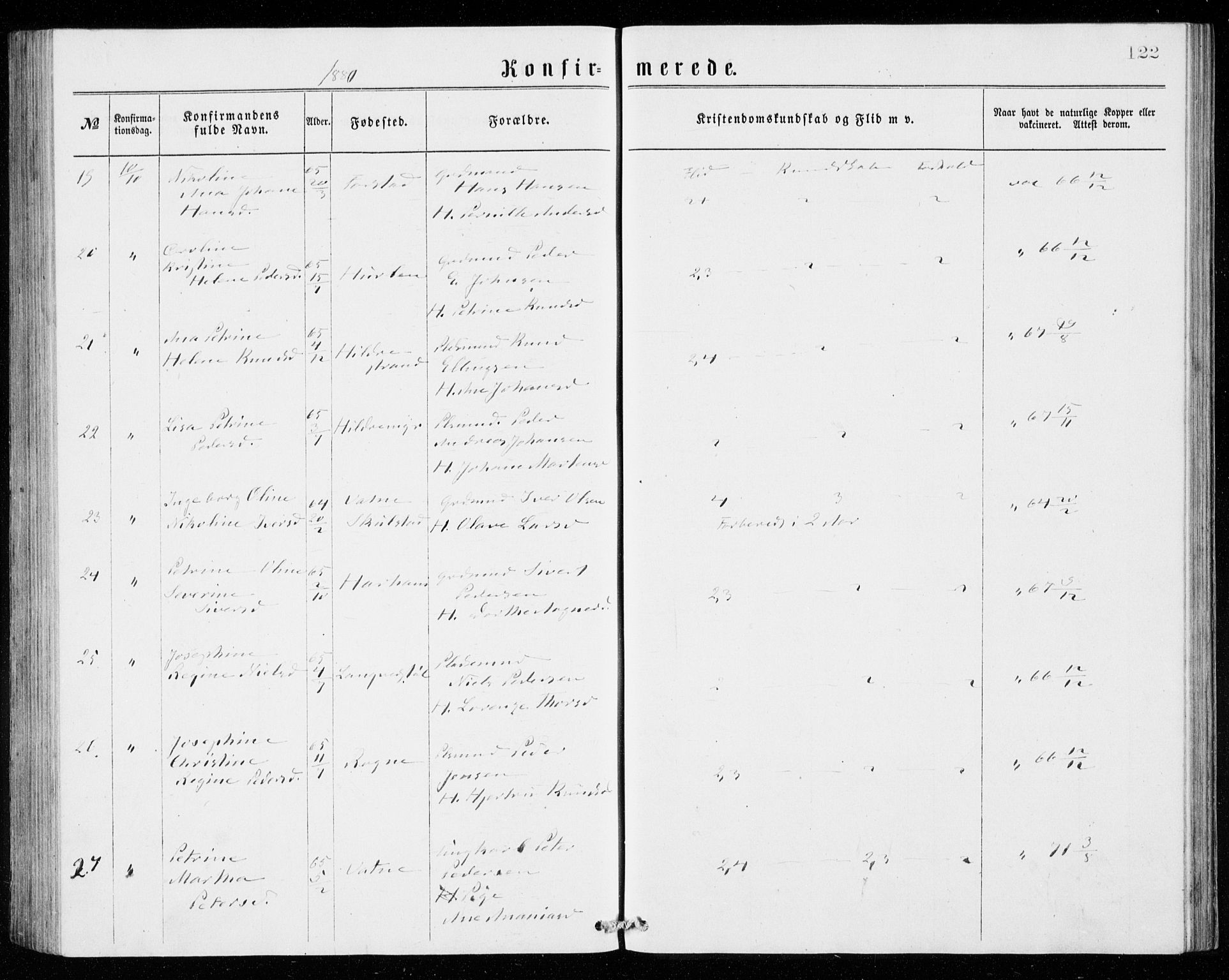 Ministerialprotokoller, klokkerbøker og fødselsregistre - Møre og Romsdal, AV/SAT-A-1454/536/L0509: Parish register (copy) no. 536C04, 1871-1881, p. 122