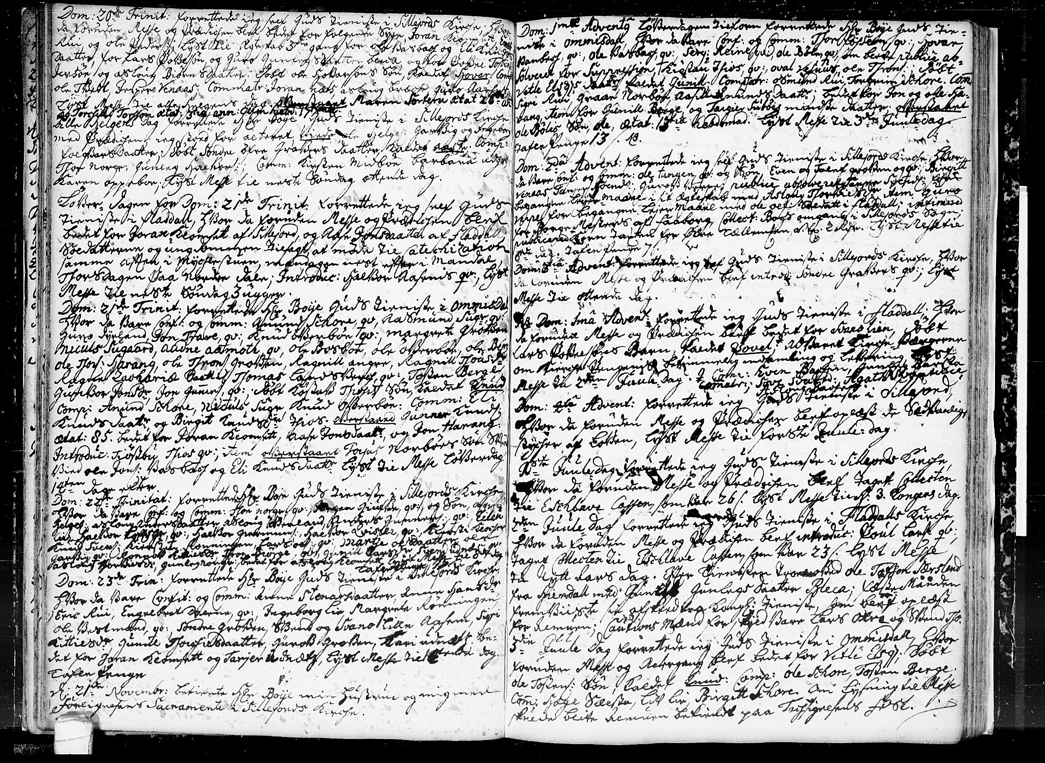 Seljord kirkebøker, SAKO/A-20/F/Fa/L0004: Parish register (official) no. I 4, 1725-1736