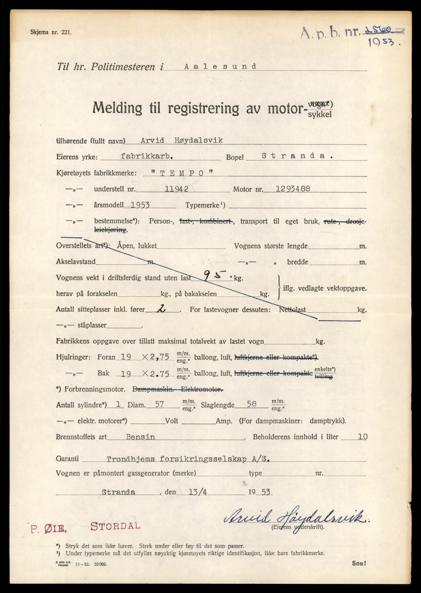 Møre og Romsdal vegkontor - Ålesund trafikkstasjon, AV/SAT-A-4099/F/Fe/L0031: Registreringskort for kjøretøy T 11800 - T 11996, 1927-1998, p. 2435