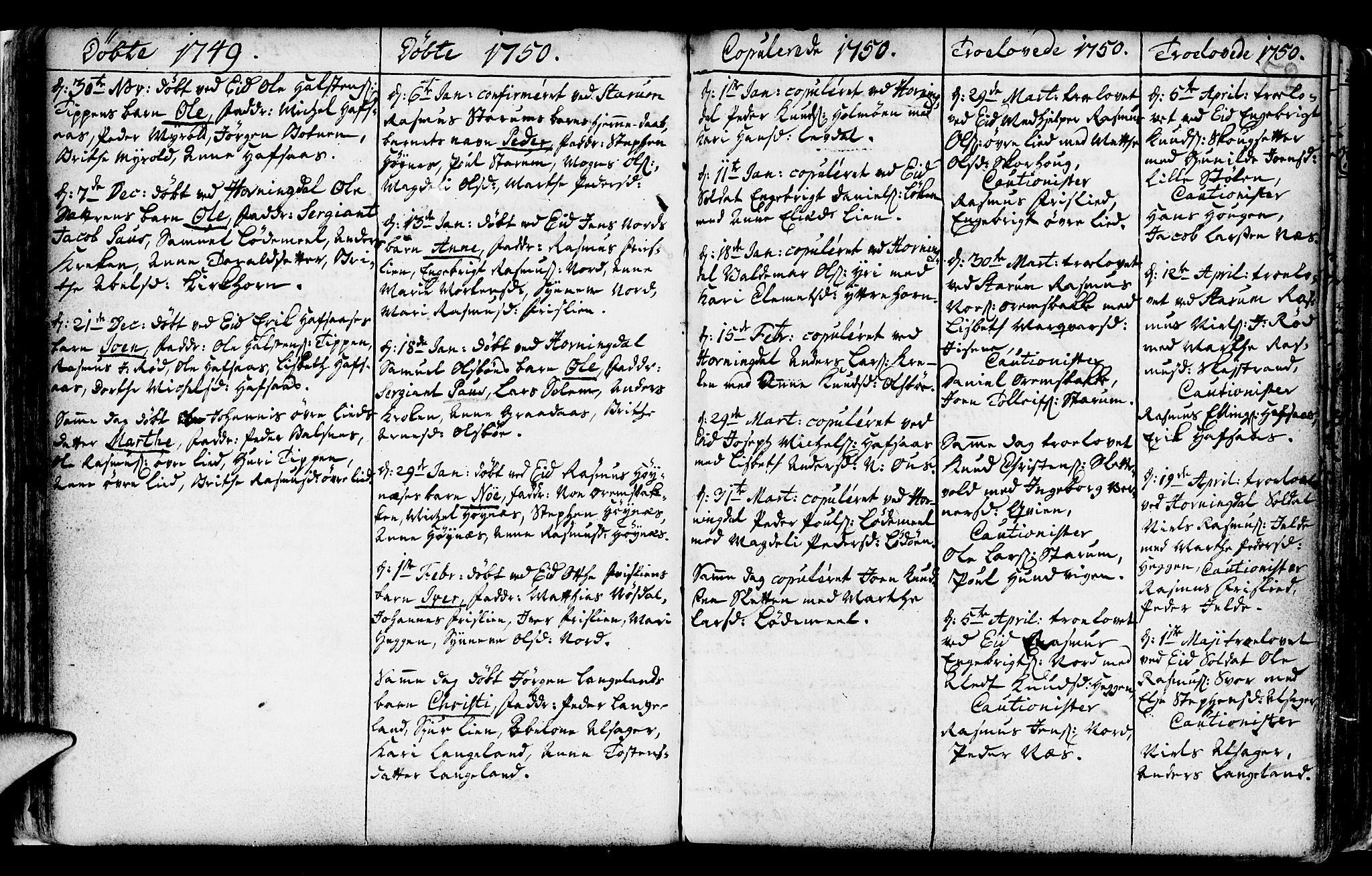 Eid sokneprestembete, AV/SAB-A-82301/H/Haa/Haaa/L0002: Parish register (official) no. A 2, 1741-1769, p. 52