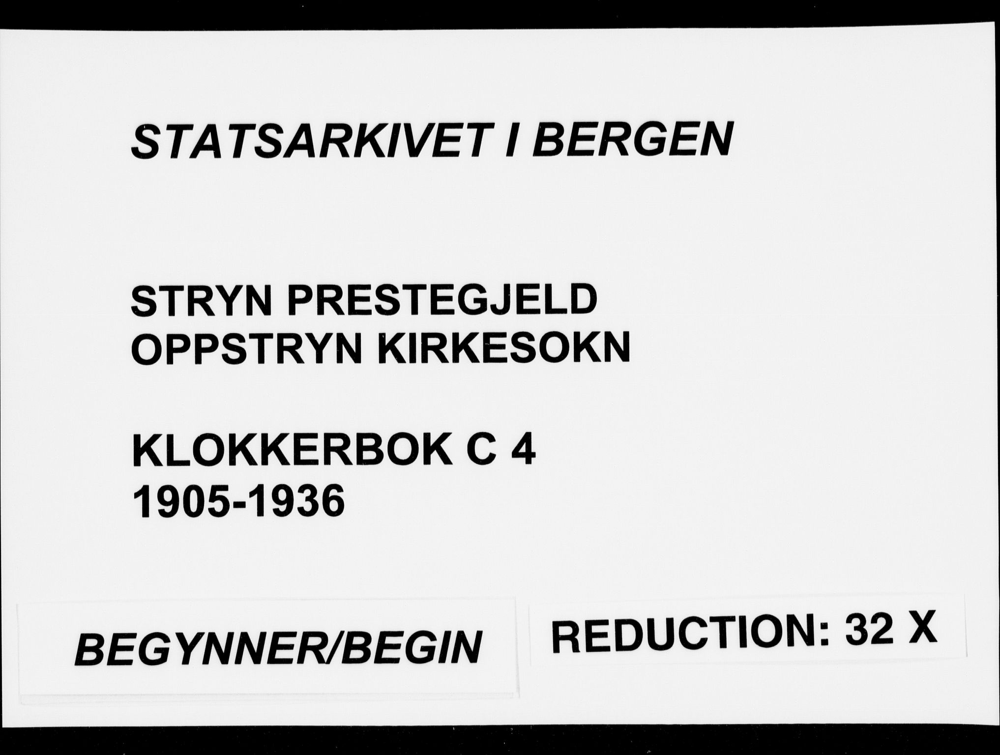Stryn Sokneprestembete, SAB/A-82501: Parish register (copy) no. C 4, 1905-1936