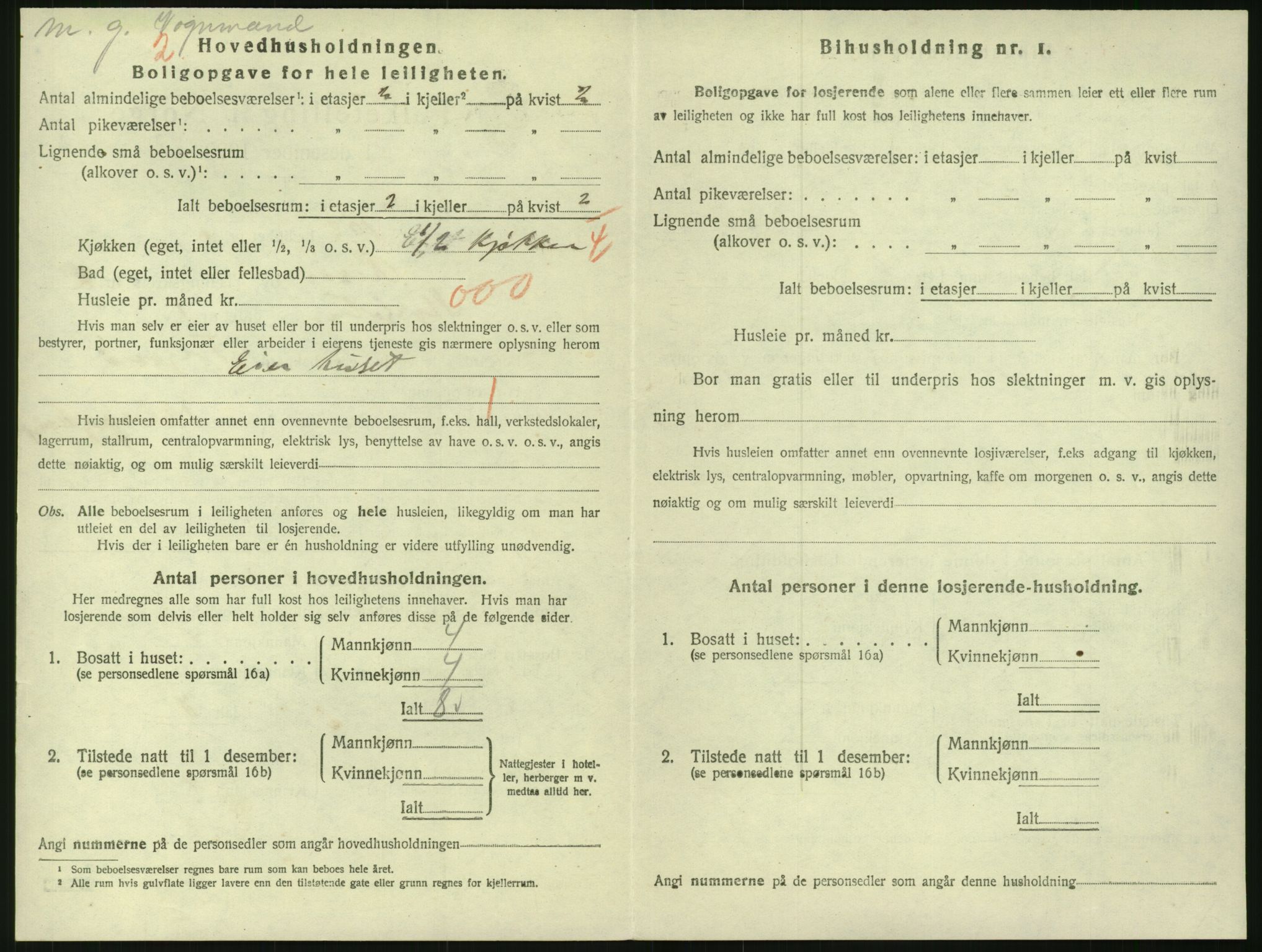 SAK, 1920 census for Risør, 1920, p. 2242