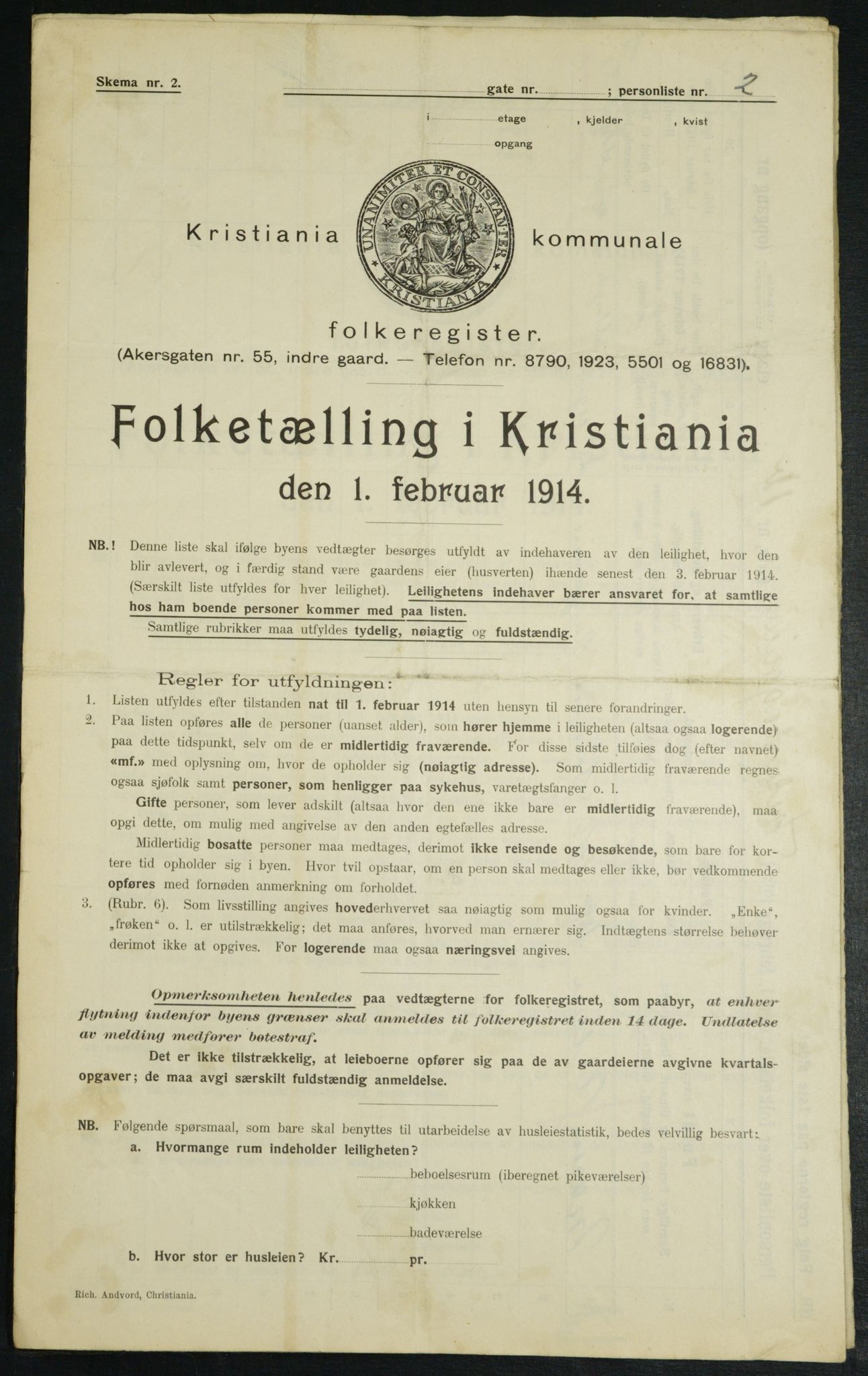 OBA, Municipal Census 1914 for Kristiania, 1914, p. 25639