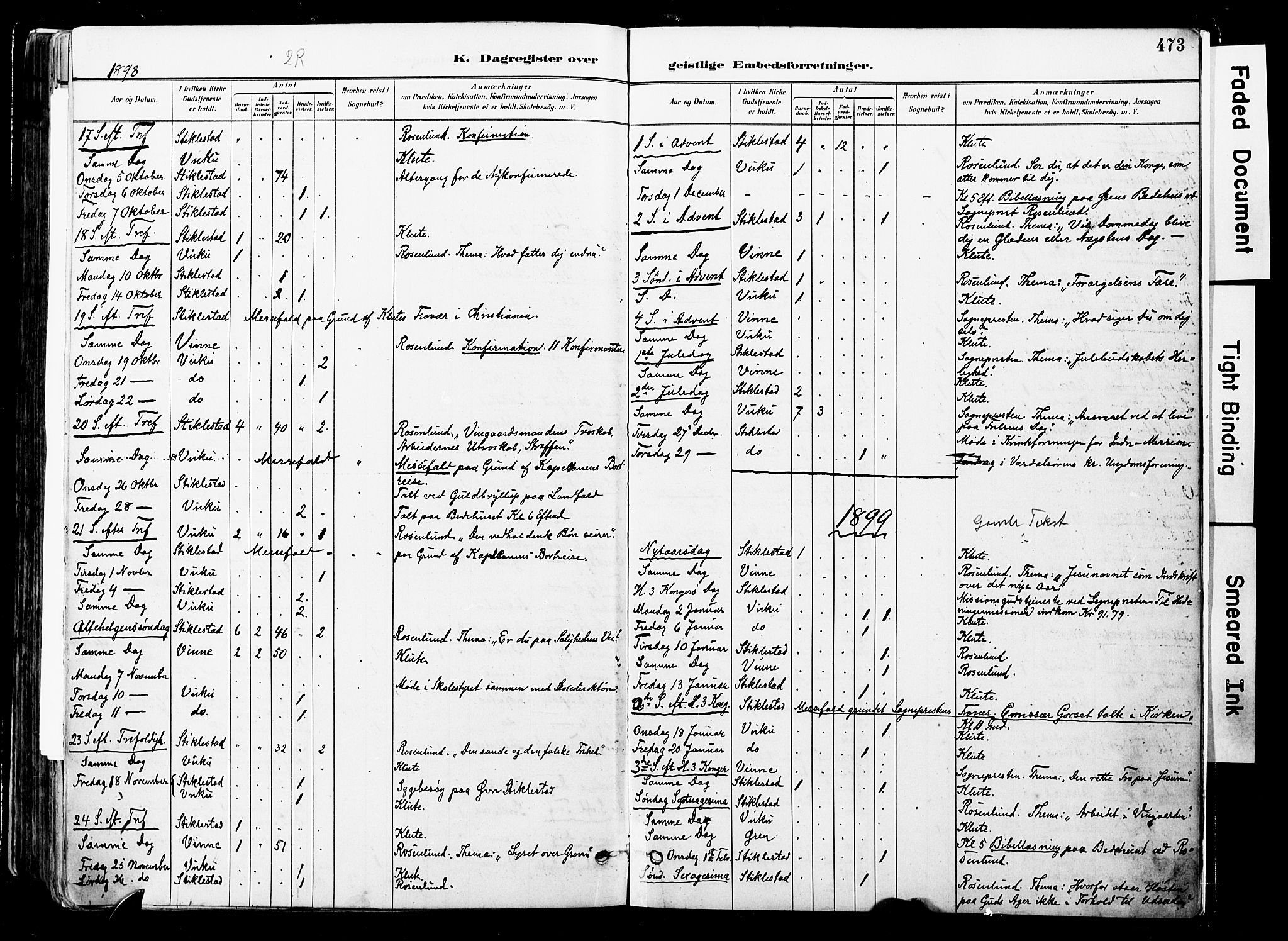 Ministerialprotokoller, klokkerbøker og fødselsregistre - Nord-Trøndelag, SAT/A-1458/723/L0244: Parish register (official) no. 723A13, 1881-1899, p. 473