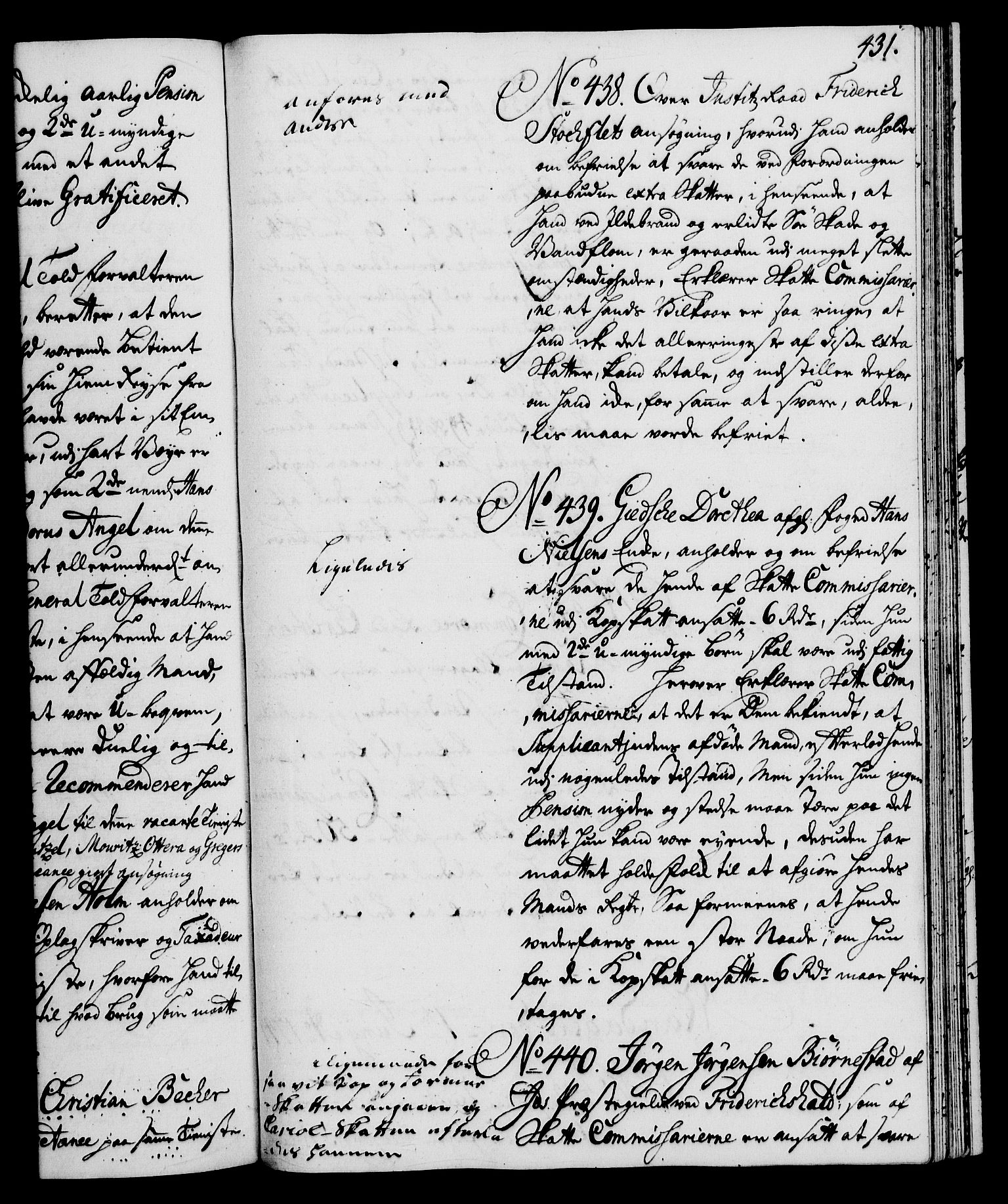 Rentekammeret, Kammerkanselliet, RA/EA-3111/G/Gh/Gha/L0025: Norsk ekstraktmemorialprotokoll (merket RK 53.70), 1743-1744, p. 431