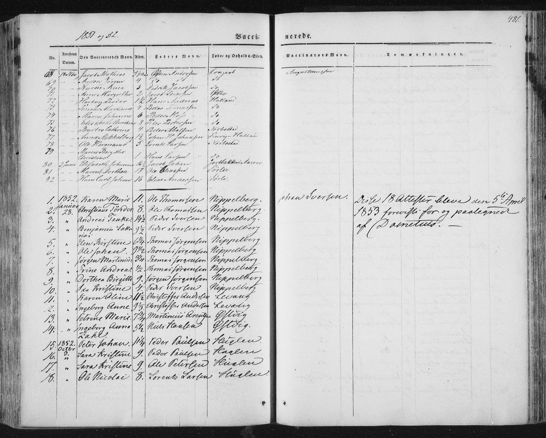 Ministerialprotokoller, klokkerbøker og fødselsregistre - Nordland, AV/SAT-A-1459/838/L0549: Parish register (official) no. 838A07, 1840-1854, p. 481