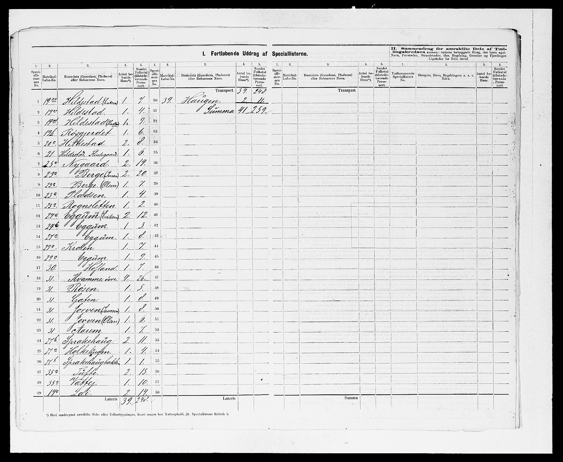 SAB, 1875 census for 1422P Lærdal, 1875, p. 883