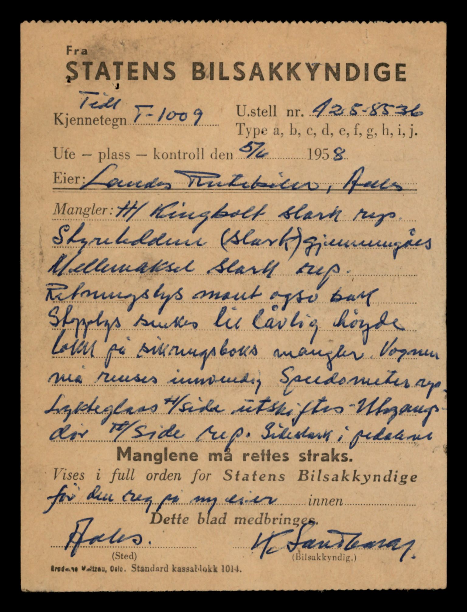 Møre og Romsdal vegkontor - Ålesund trafikkstasjon, AV/SAT-A-4099/F/Fe/L0042: Registreringskort for kjøretøy T 13906 - T 14079, 1927-1998, p. 1295