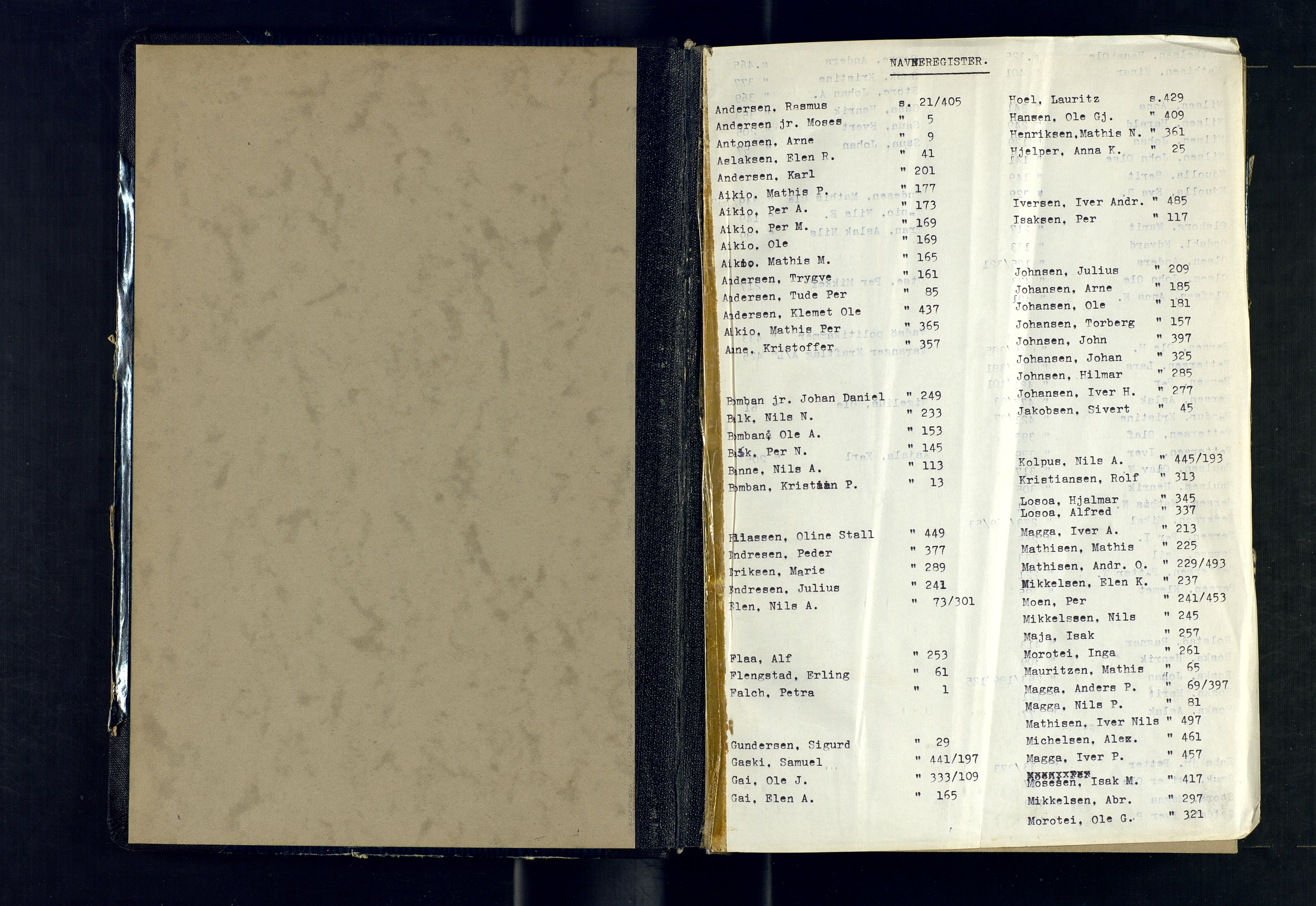 Lensmannen i Nesseby, SATØ/S-1147/O/Ob/L0047: Branntakstprotokoll, 1946-1953