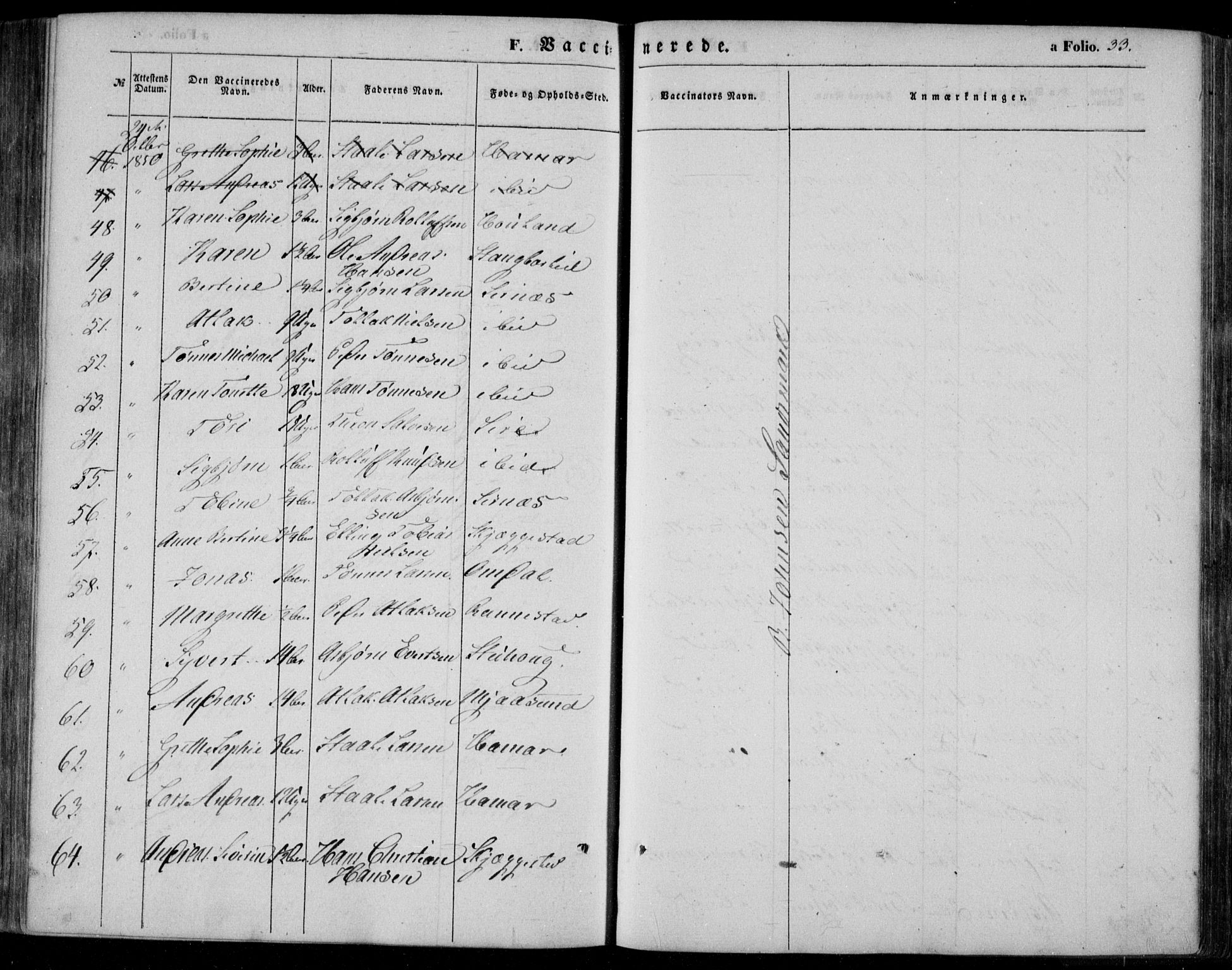 Bakke sokneprestkontor, AV/SAK-1111-0002/F/Fa/Faa/L0005: Parish register (official) no. A 5, 1847-1855, p. 34