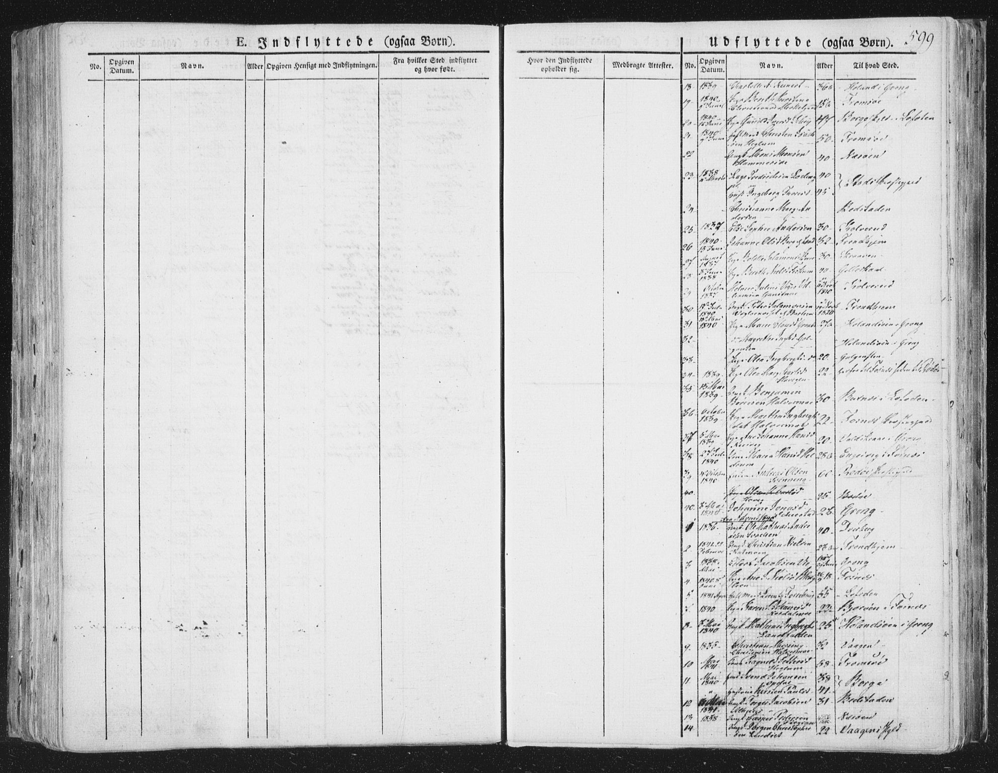 Ministerialprotokoller, klokkerbøker og fødselsregistre - Nord-Trøndelag, AV/SAT-A-1458/764/L0552: Parish register (official) no. 764A07b, 1824-1865, p. 599