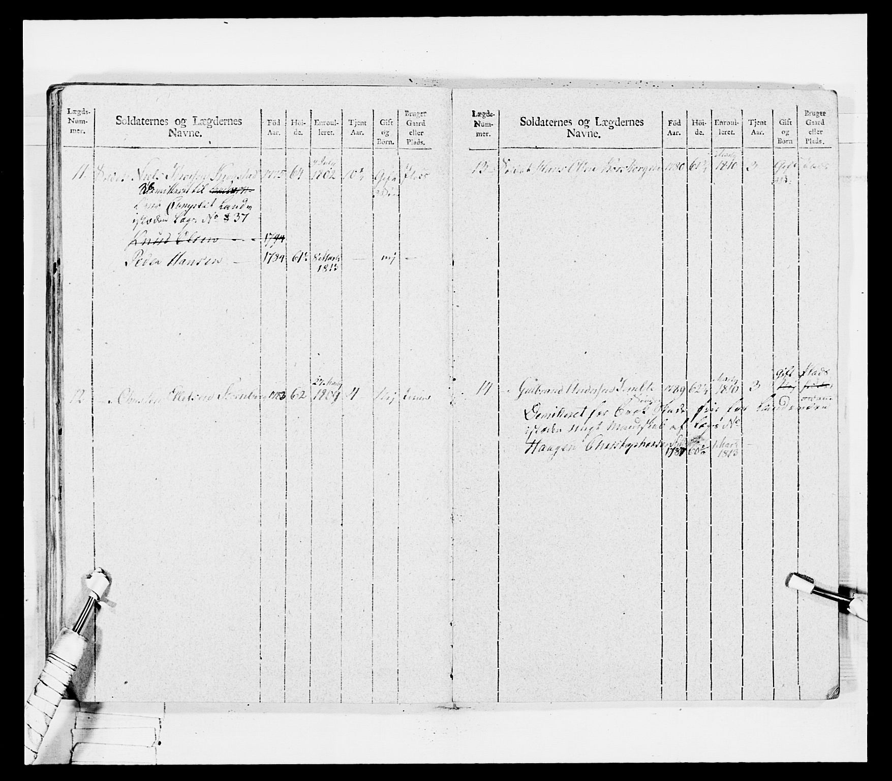 Generalitets- og kommissariatskollegiet, Det kongelige norske kommissariatskollegium, AV/RA-EA-5420/E/Eh/L0036a: Nordafjelske gevorbne infanteriregiment, 1813, p. 197