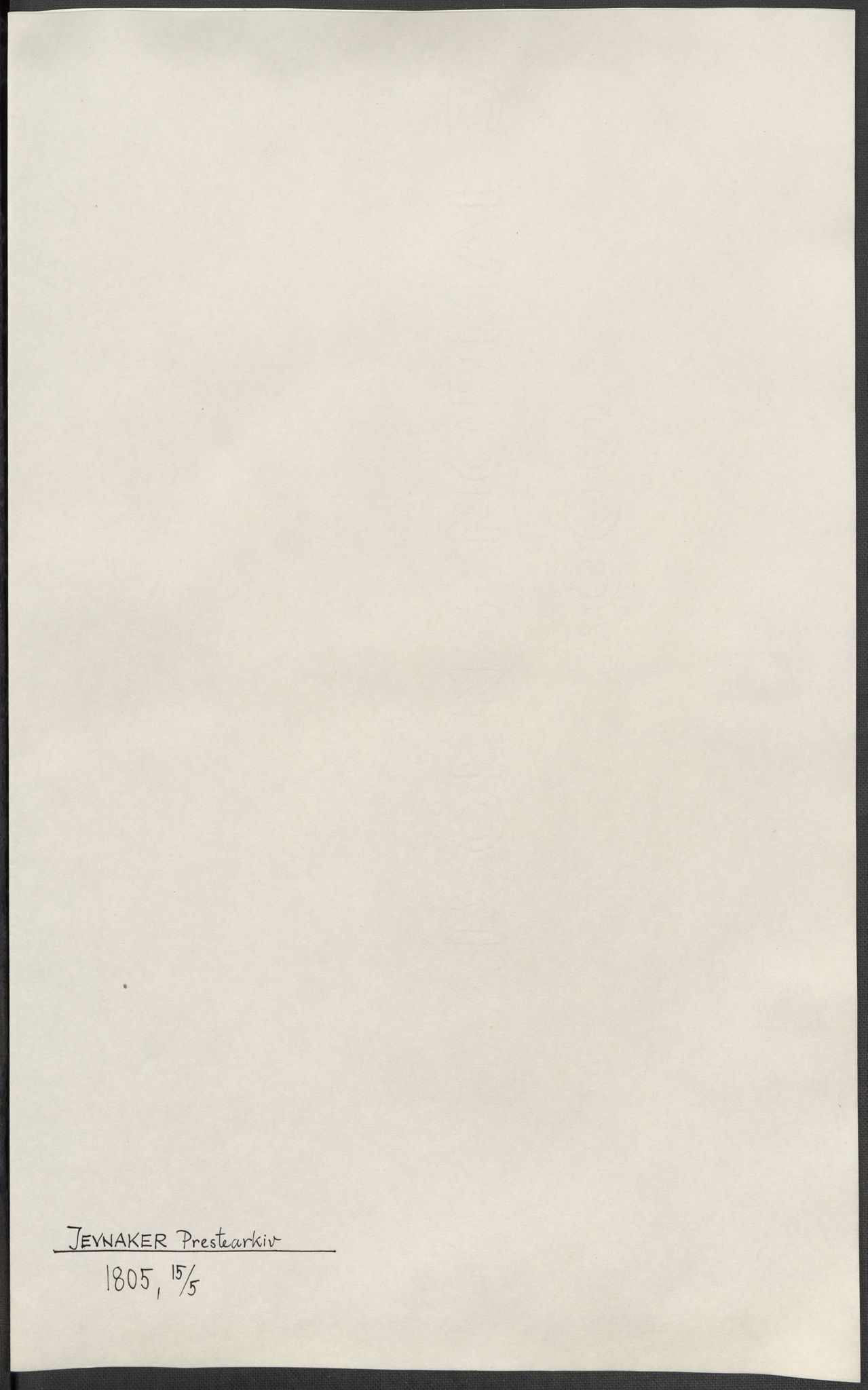 Riksarkivets diplomsamling, RA/EA-5965/F15/L0014: Prestearkiv - Oppland, 1696-1879, p. 192