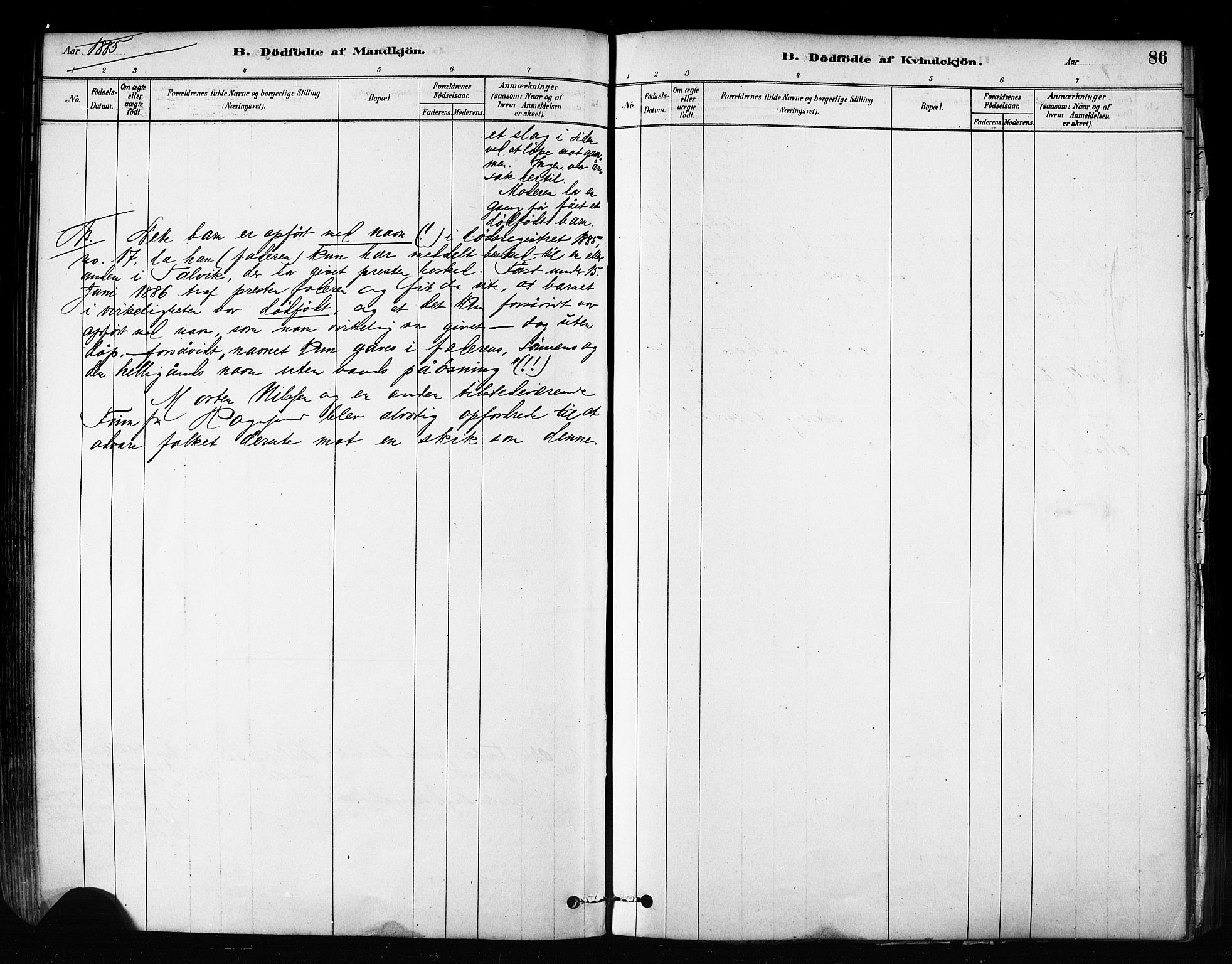 Talvik sokneprestkontor, SATØ/S-1337/H/Ha/L0012kirke: Parish register (official) no. 12, 1878-1886, p. 86