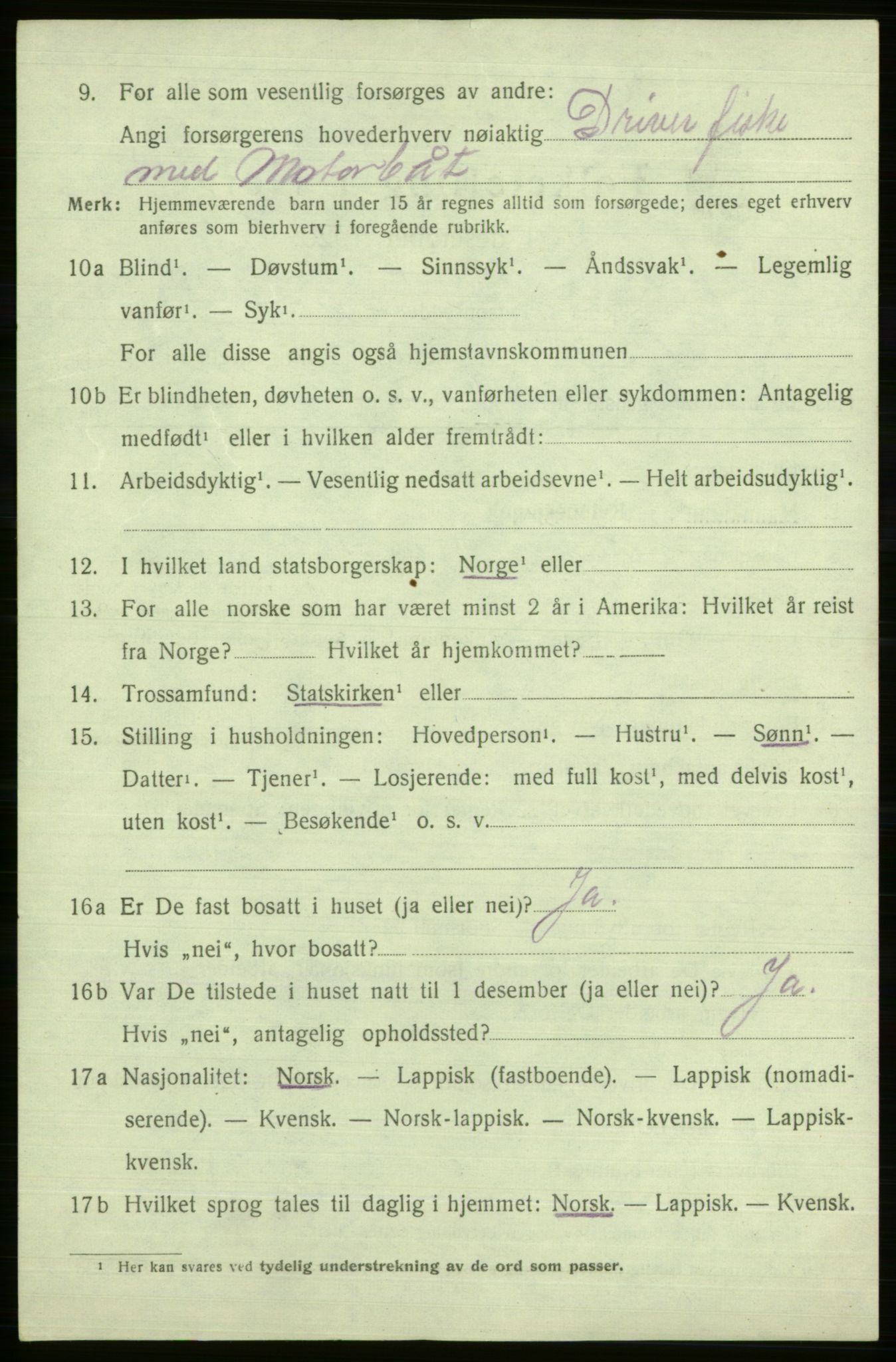 SATØ, 1920 census for Måsøy, 1920, p. 3327