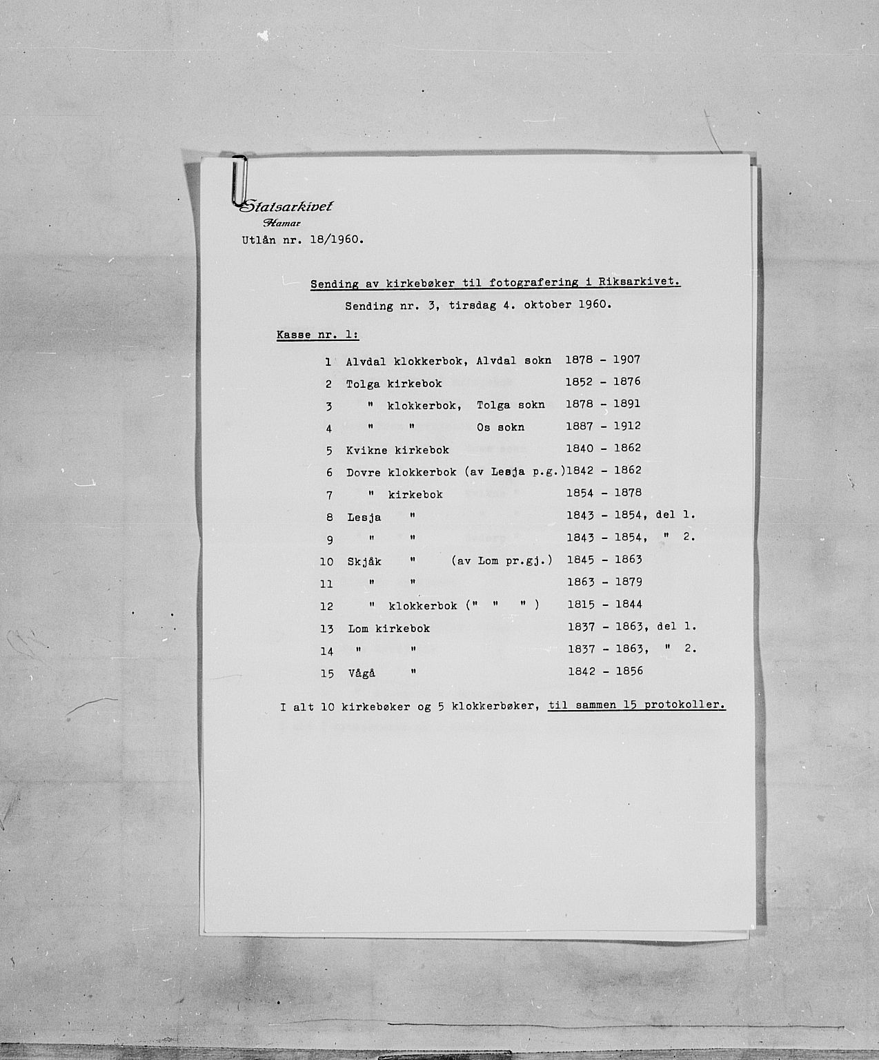 Lom prestekontor, SAH/PREST-070/L/L0004: Parish register (copy) no. 4, 1845-1864