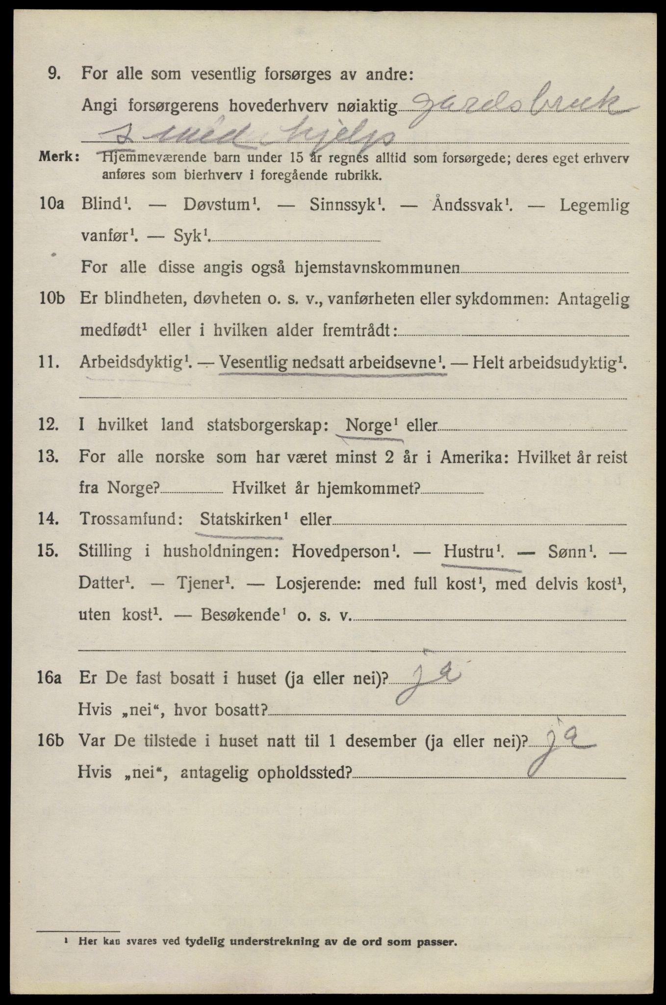 SAO, 1920 census for Høland, 1920, p. 8988