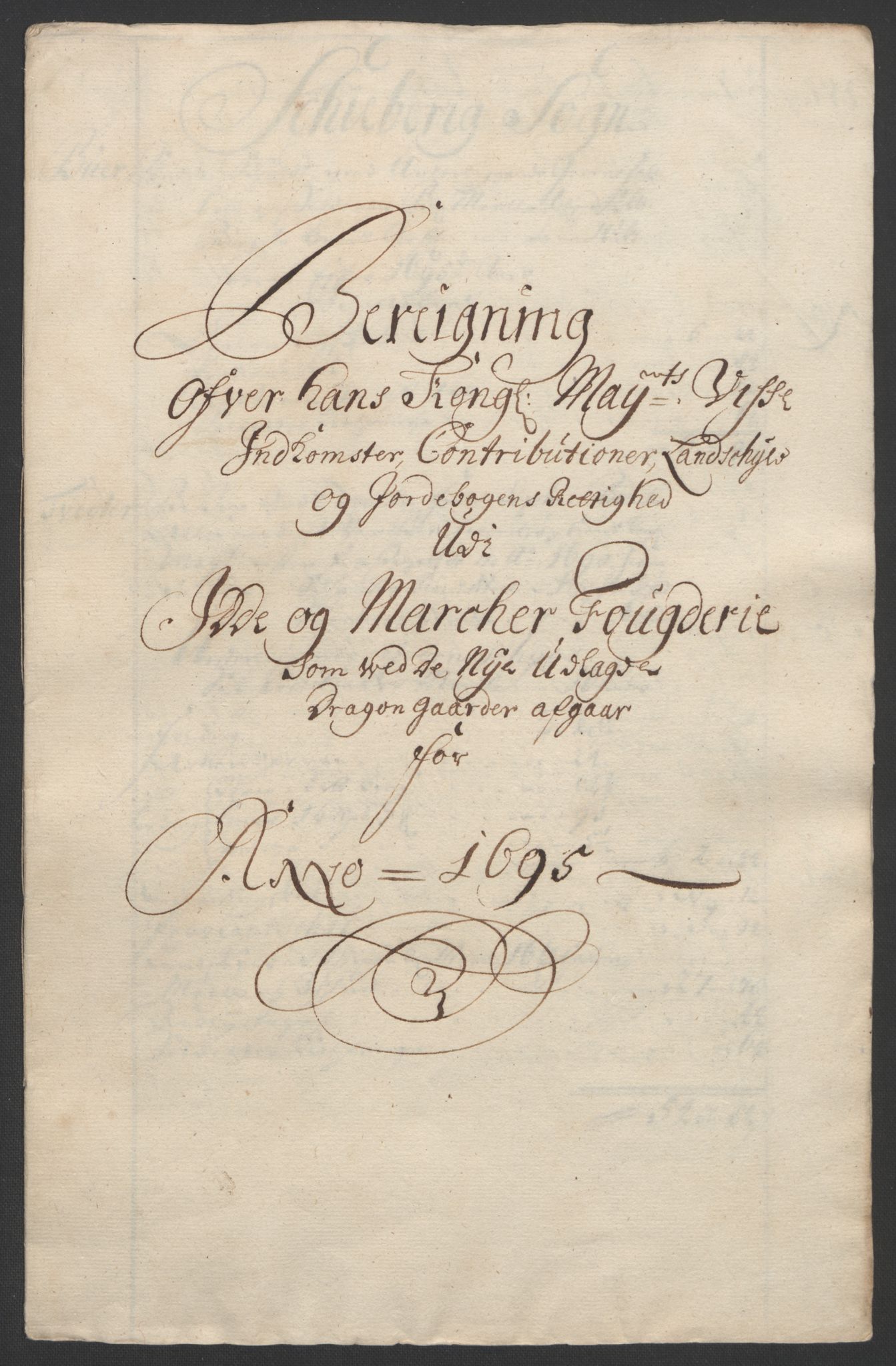 Rentekammeret inntil 1814, Reviderte regnskaper, Fogderegnskap, RA/EA-4092/R01/L0012: Fogderegnskap Idd og Marker, 1694-1695, p. 254