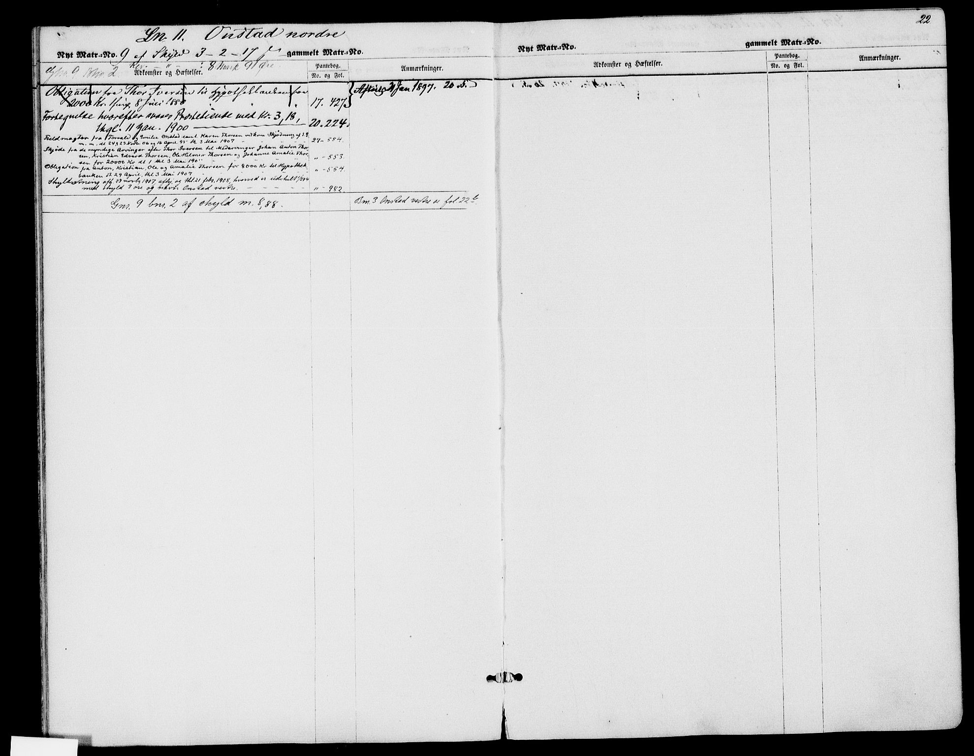 Trøgstad sorenskriveri, AV/SAO-A-10659/G/Ga/L0005: Mortgage register no. 5, 1795-1908, p. 22