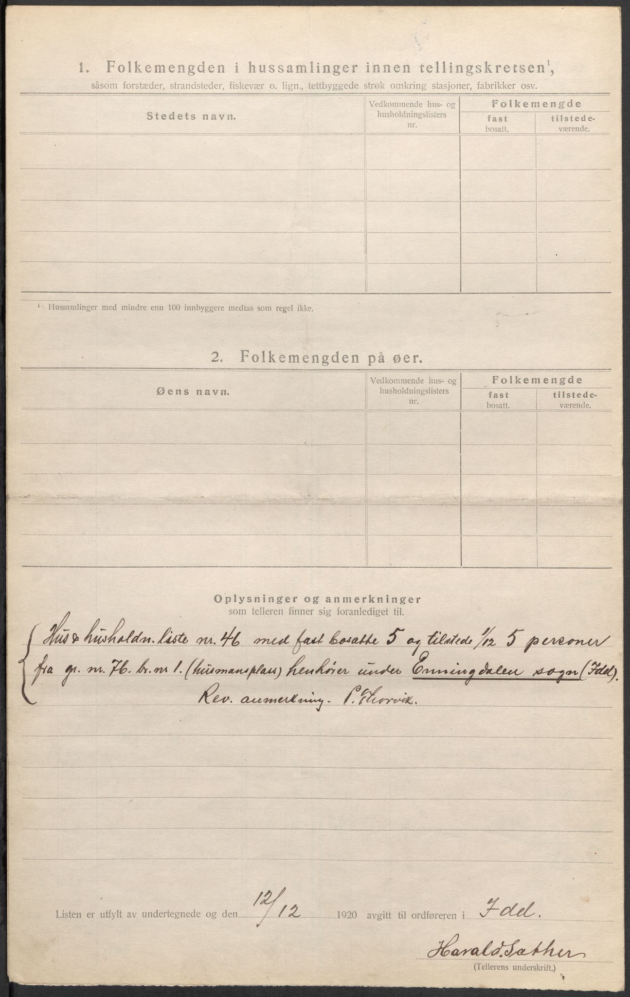 SAO, 1920 census for Idd, 1920, p. 28