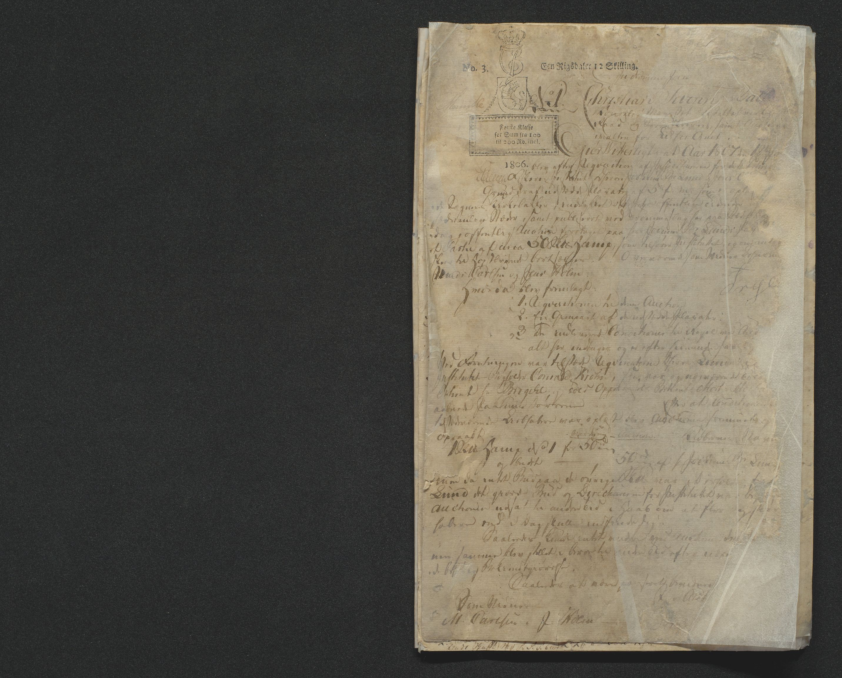 Lister sorenskriveri, AV/SAK-1221-0003/J/Ja/L0007: Auksjonsprotokoll nr 7, defekt, 1807-1818, p. 1aa