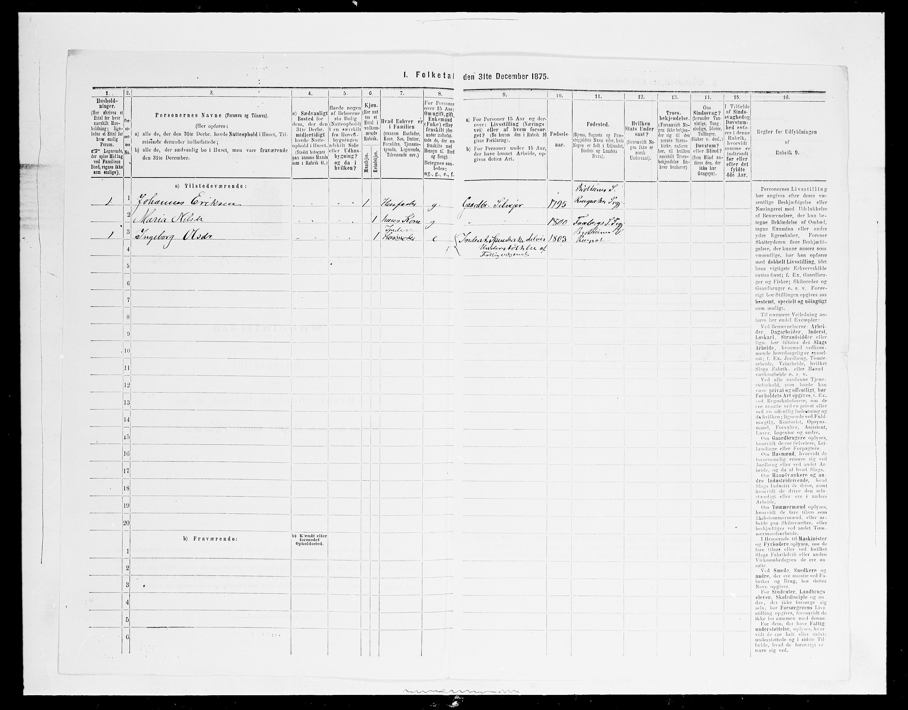 SAH, 1875 census for 0412P Ringsaker, 1875, p. 3465