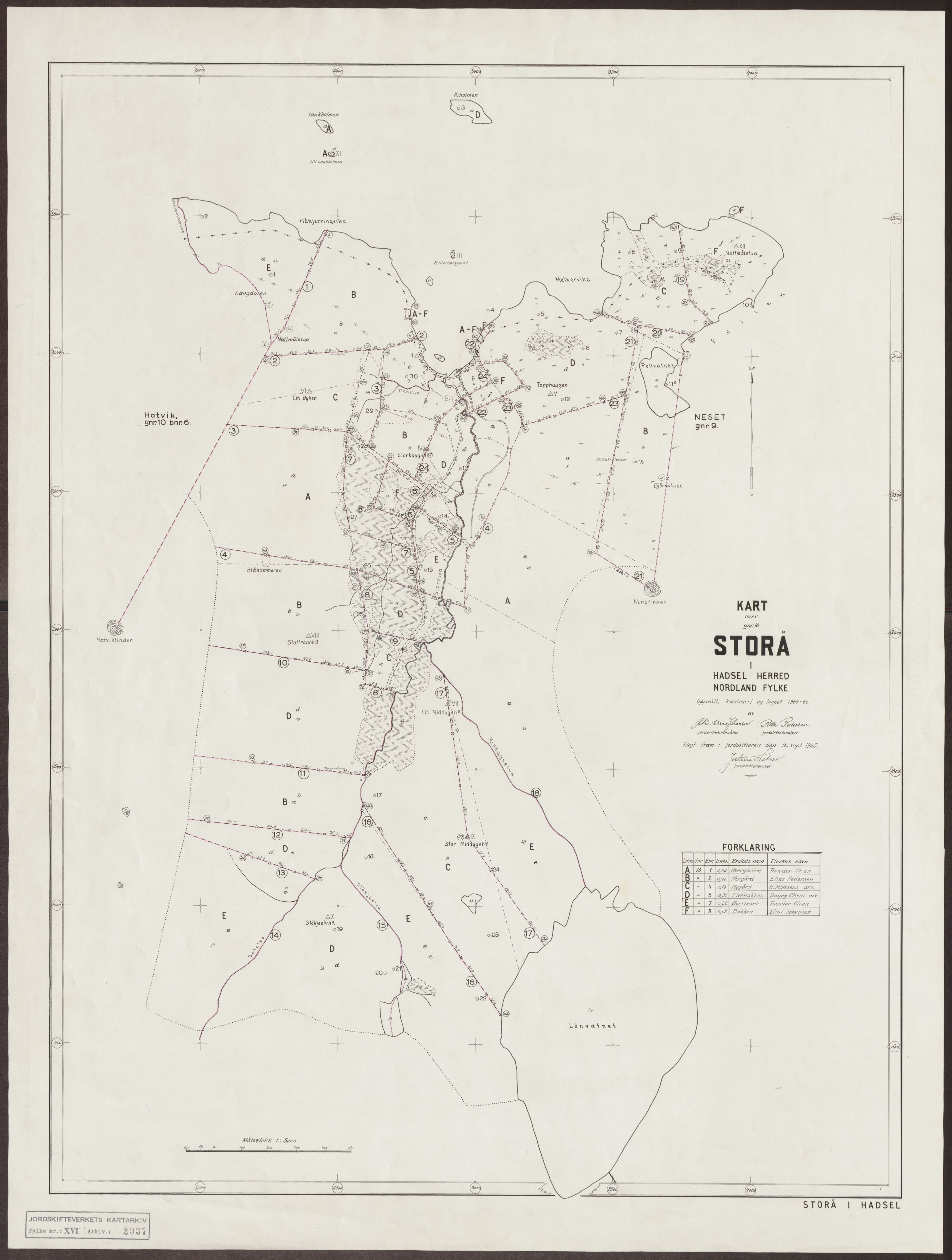 Jordskifteverkets kartarkiv, RA/S-3929/T, 1859-1988, p. 3807