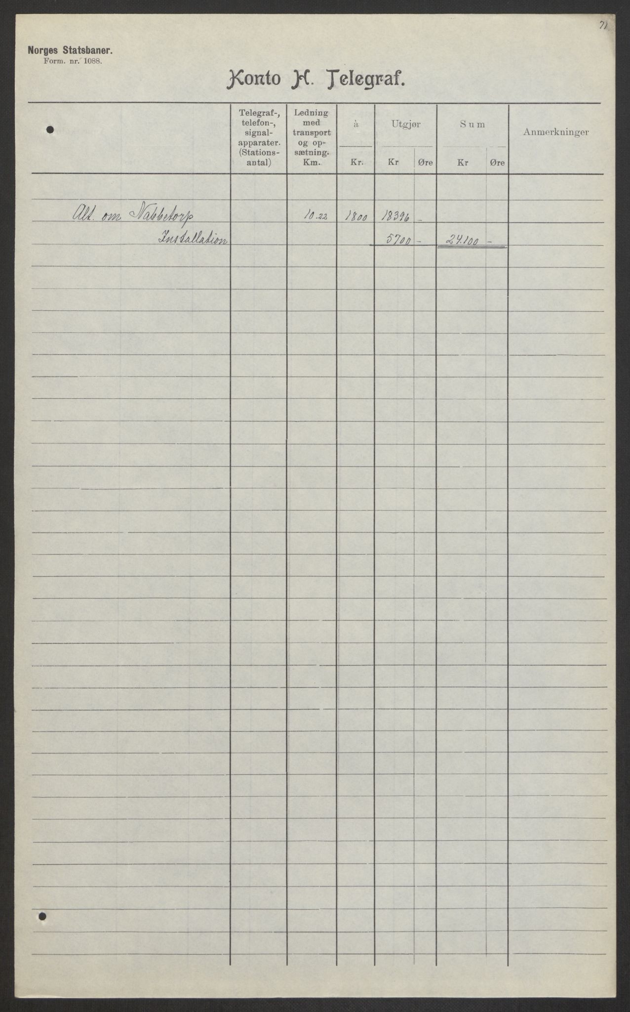 Norges Statsbaner, Baneavdelingen B, AV/RA-S-1619/1/F/Fa/L0042: NORGE-JYLLAND, 1920, p. 172