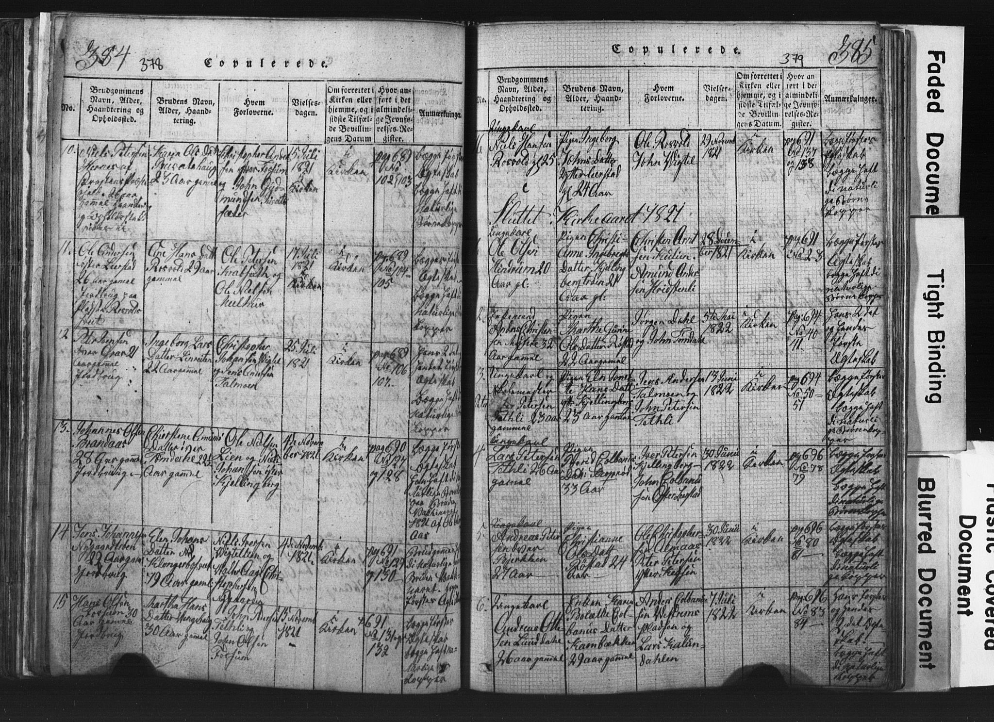 Ministerialprotokoller, klokkerbøker og fødselsregistre - Nord-Trøndelag, SAT/A-1458/701/L0017: Parish register (copy) no. 701C01, 1817-1825, p. 378-379