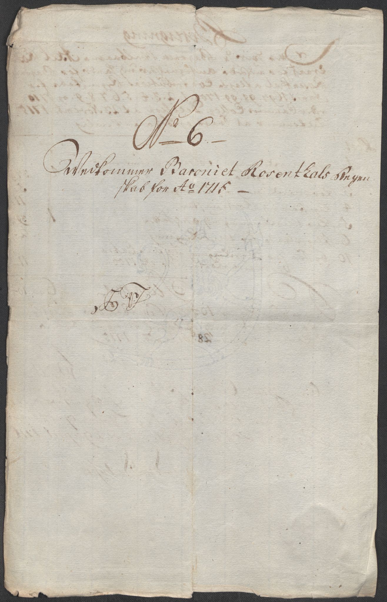 Rentekammeret inntil 1814, Reviderte regnskaper, Fogderegnskap, AV/RA-EA-4092/R49/L3139: Fogderegnskap Rosendal Baroni, 1715-1717, p. 84