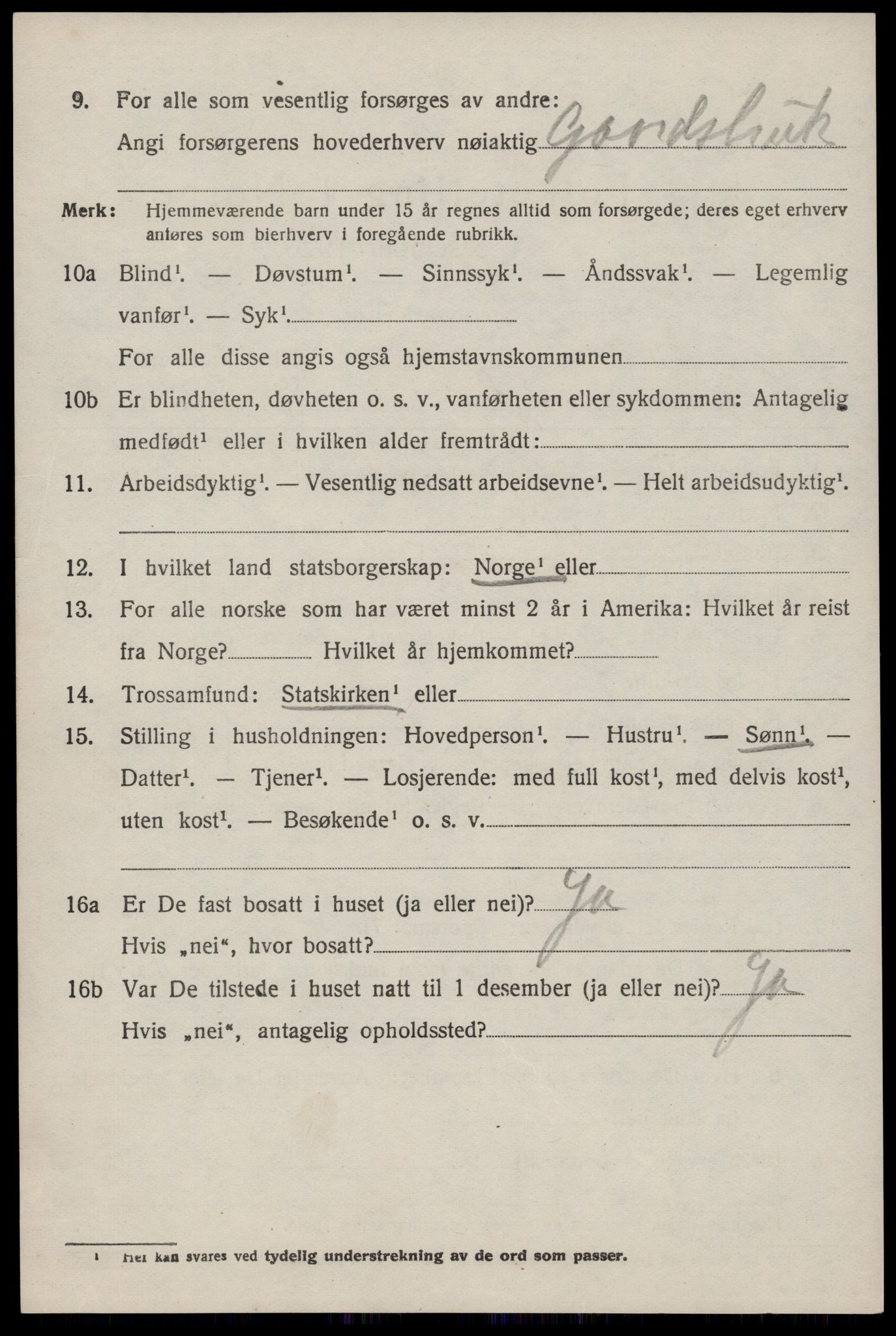 SAST, 1920 census for Hjelmeland, 1920, p. 2690