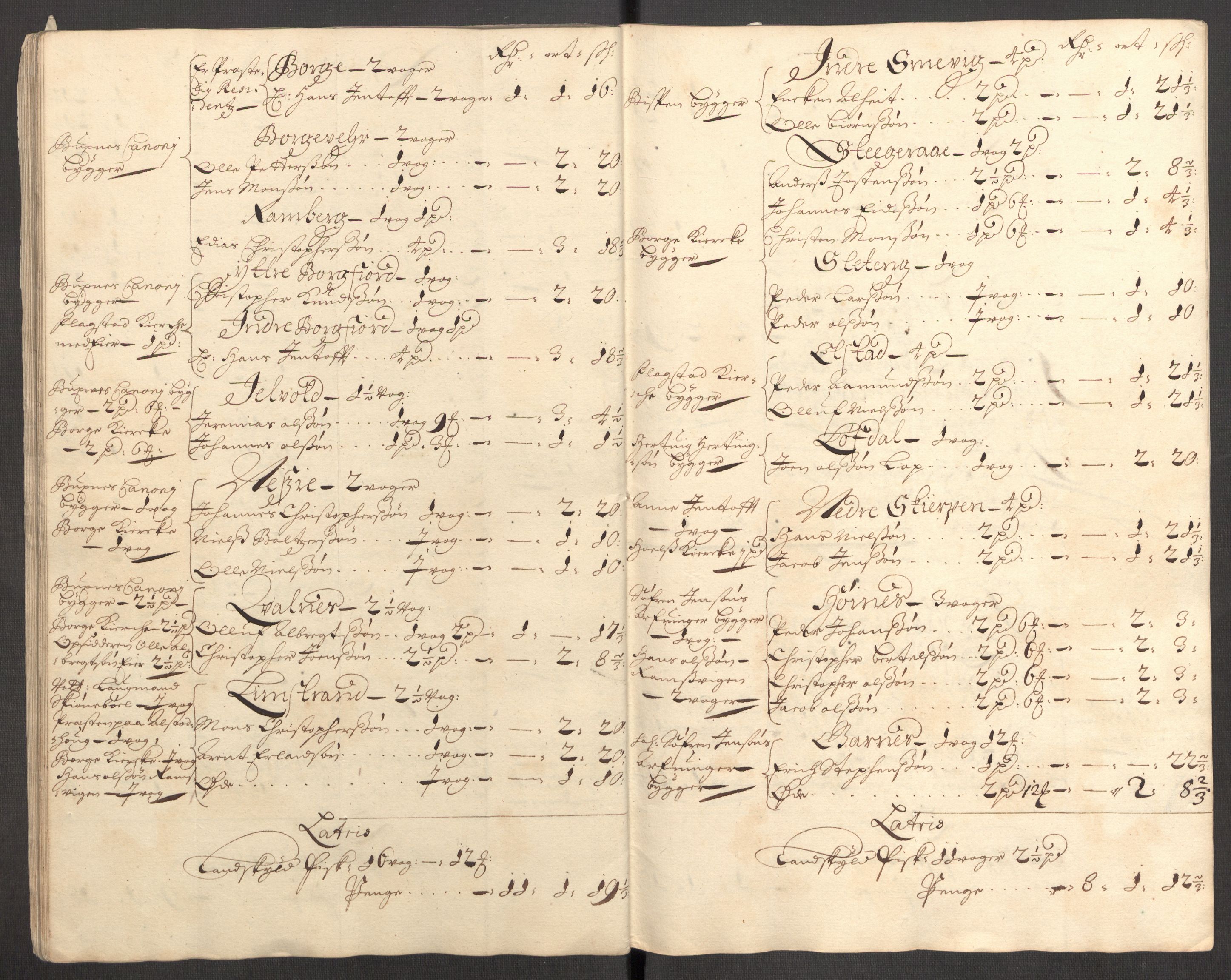 Rentekammeret inntil 1814, Reviderte regnskaper, Fogderegnskap, AV/RA-EA-4092/R67/L4678: Fogderegnskap Vesterålen, Andenes og Lofoten, 1696-1708, p. 221