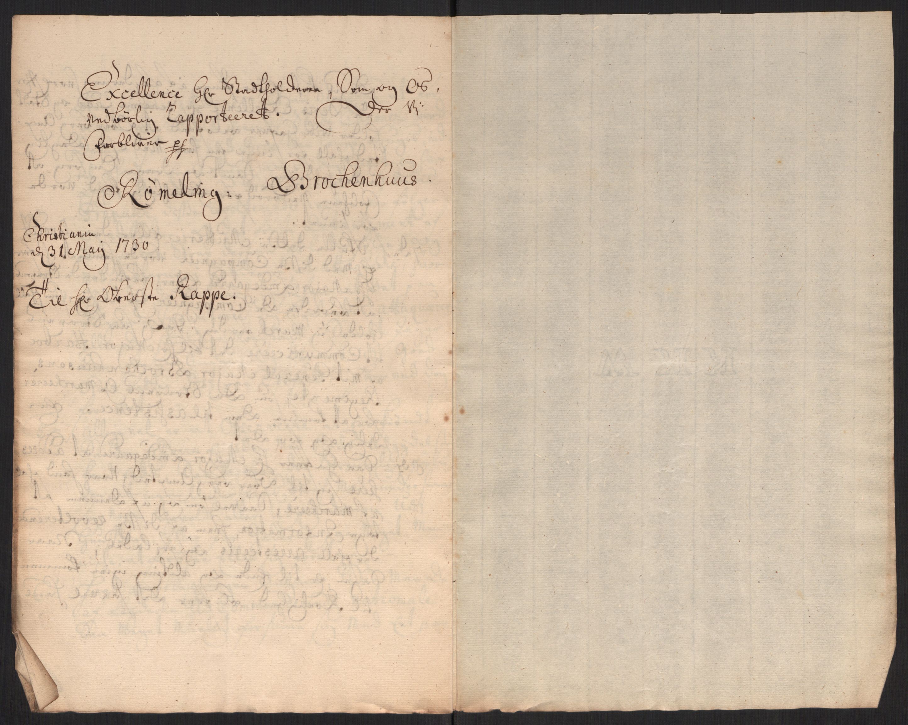 Kommanderende general (KG I) med Det norske krigsdirektorium, AV/RA-EA-5419/D/L0060: Stattholderens, stiftamtmenns og amtmenns brev, 1720-1730, p. 432