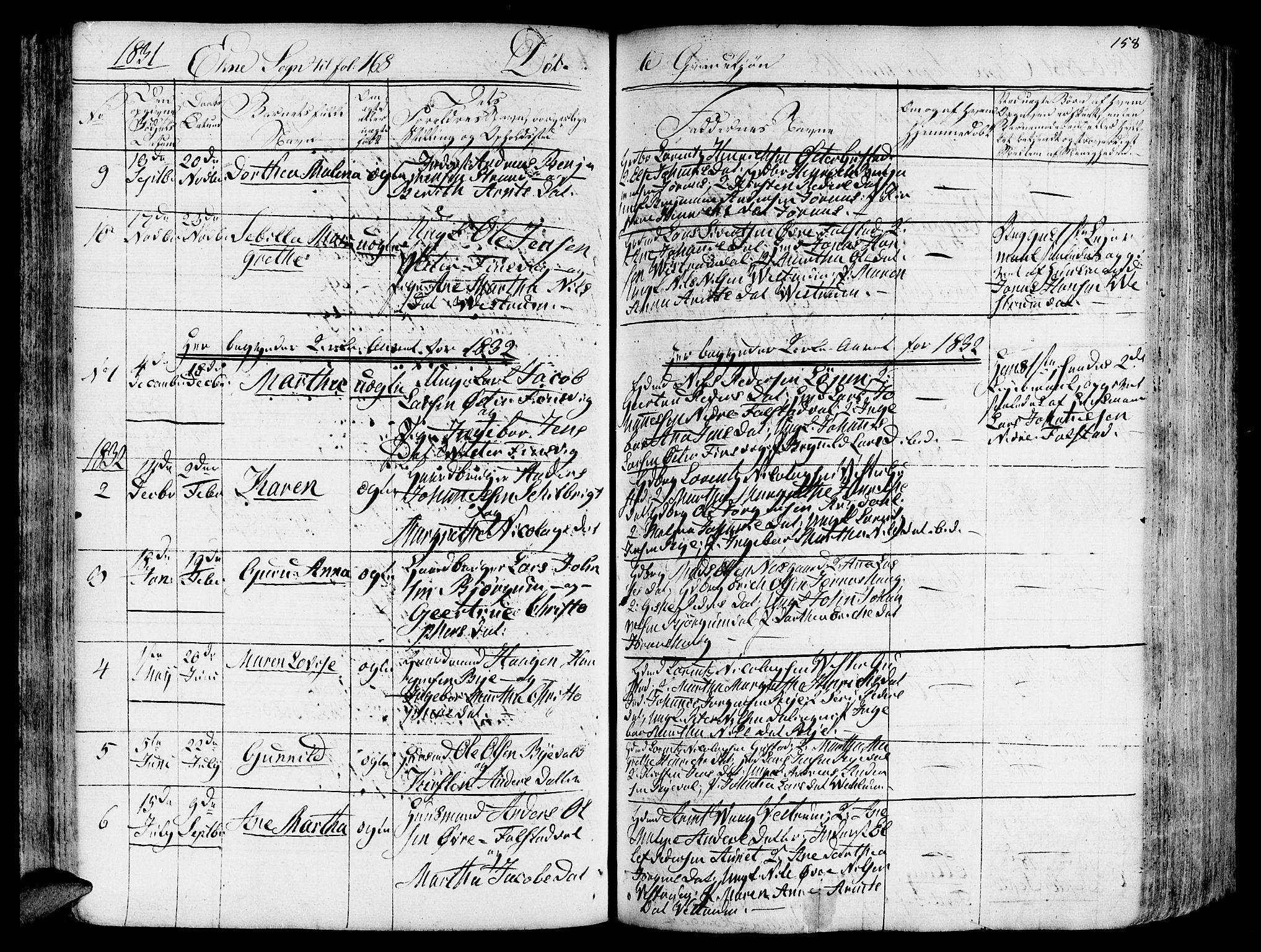 Ministerialprotokoller, klokkerbøker og fødselsregistre - Nord-Trøndelag, SAT/A-1458/717/L0152: Parish register (official) no. 717A05 /2, 1828-1836, p. 158