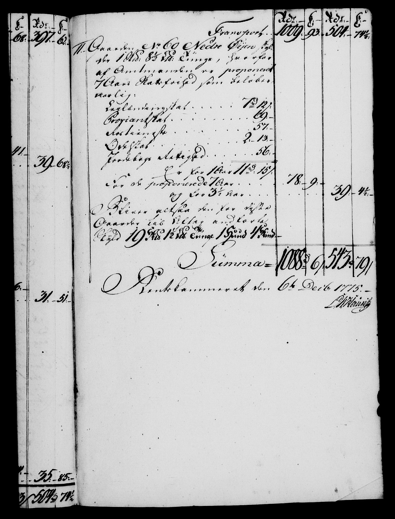 Rentekammeret, Kammerkanselliet, AV/RA-EA-3111/G/Gf/Gfa/L0057: Norsk relasjons- og resolusjonsprotokoll (merket RK 52.57), 1775, p. 234