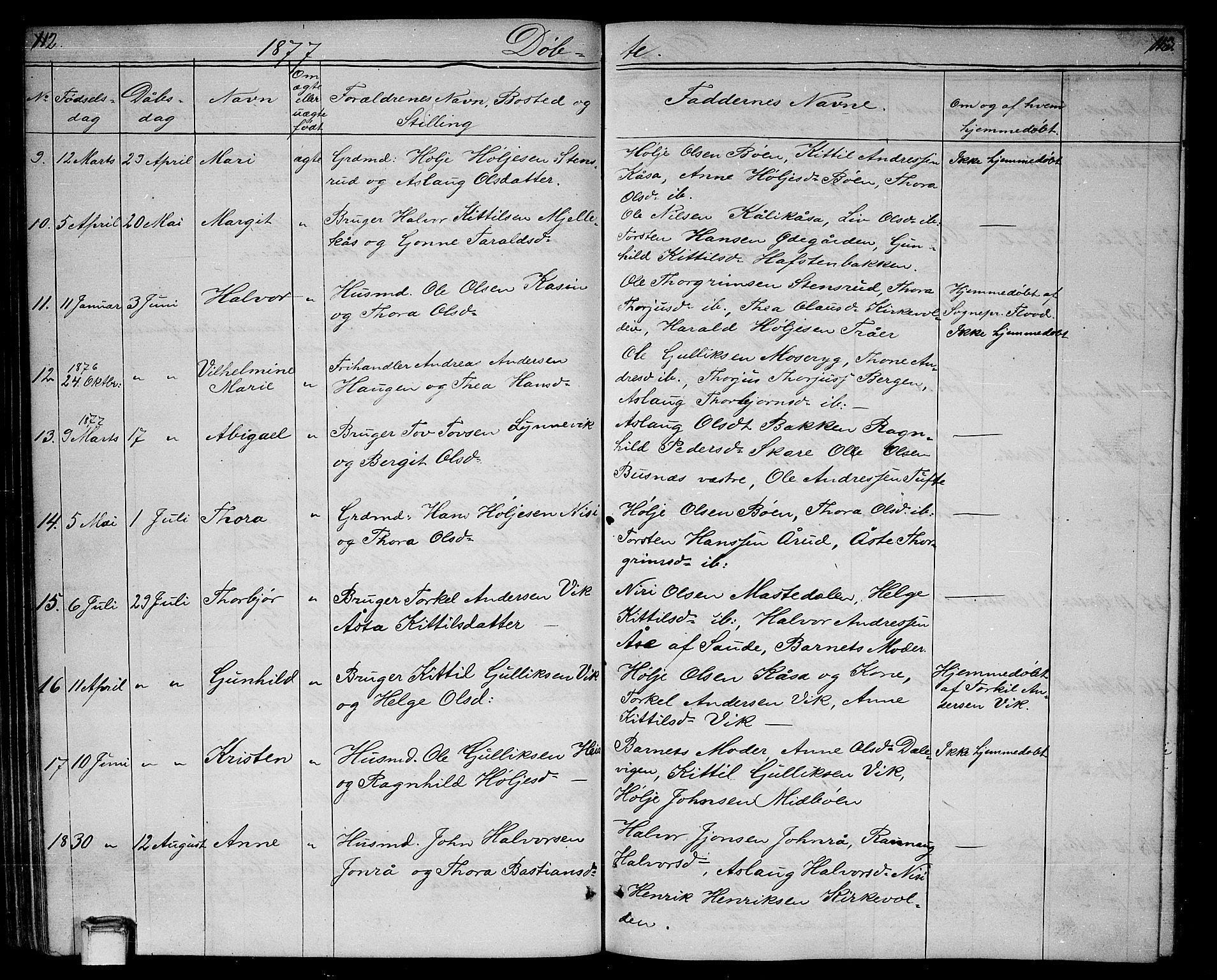 Gransherad kirkebøker, SAKO/A-267/G/Ga/L0002: Parish register (copy) no. I 2, 1854-1886, p. 112-113