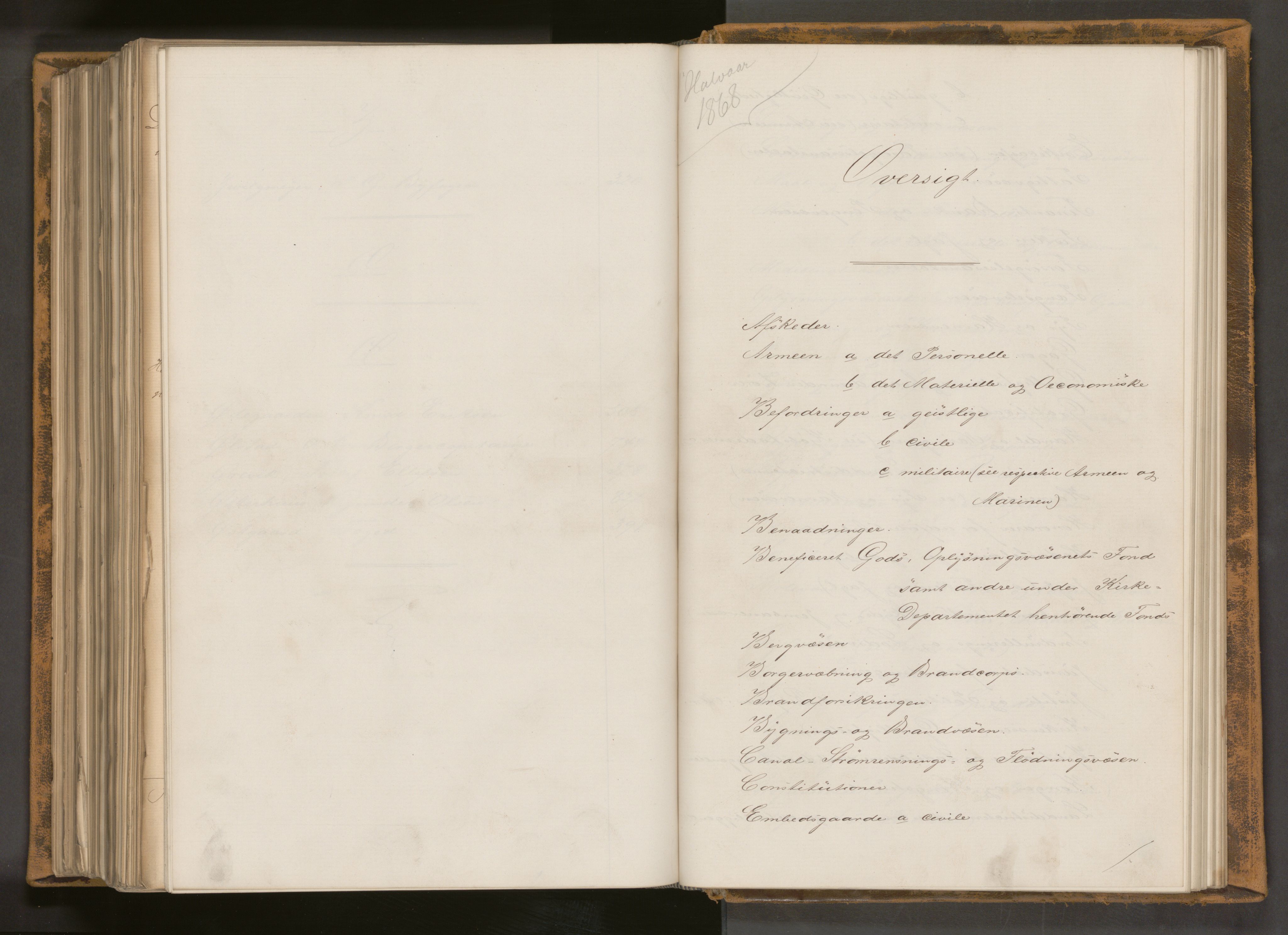 Statsrådssekretariatet, AV/RA-S-1001/A/Ab/L0110: Kgl. res. nr. 1-900, 1. halvår, 1868