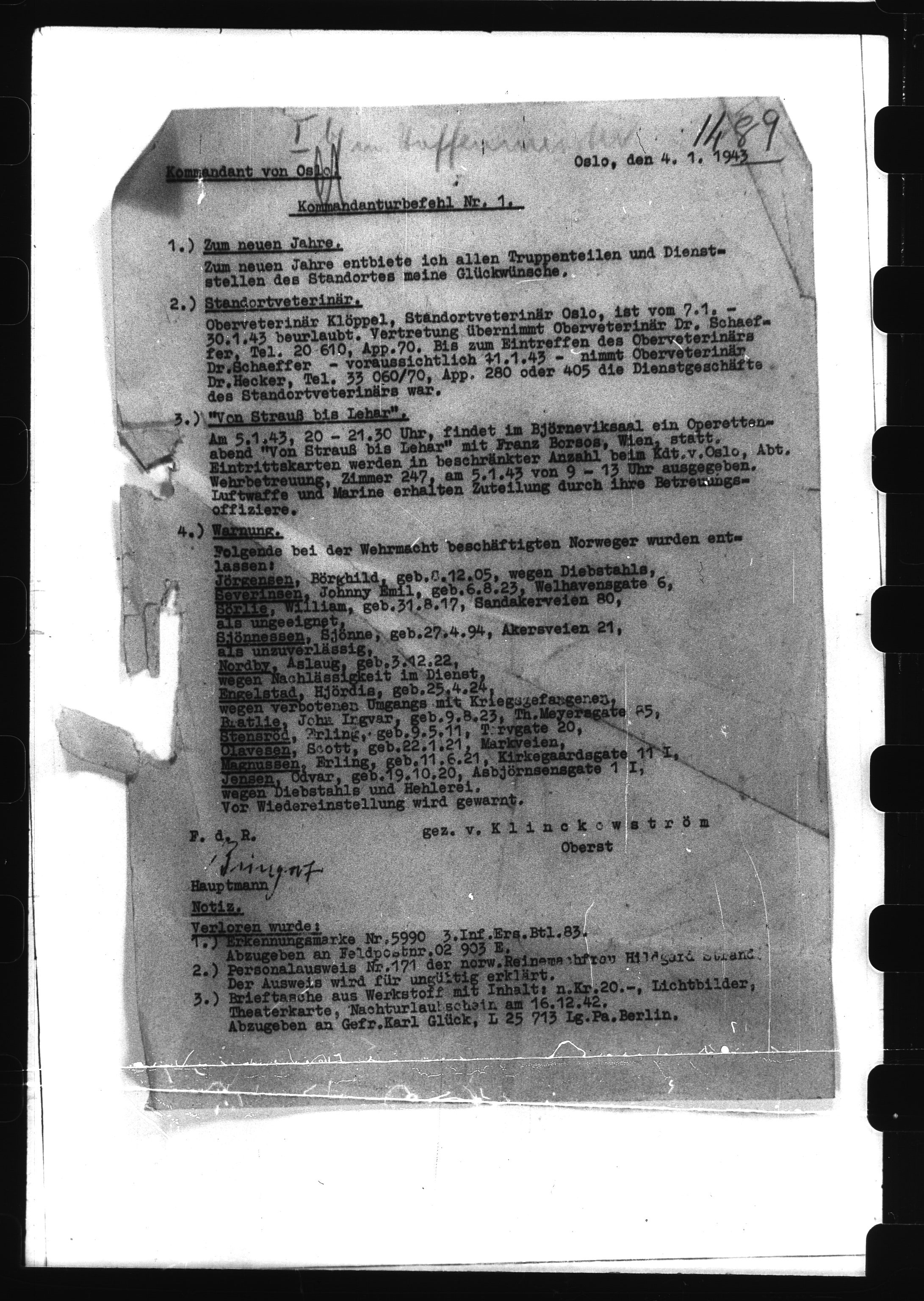 Documents Section, AV/RA-RAFA-2200/V/L0062: Film med LMDC Serial Numbers, 1940-1945, p. 366