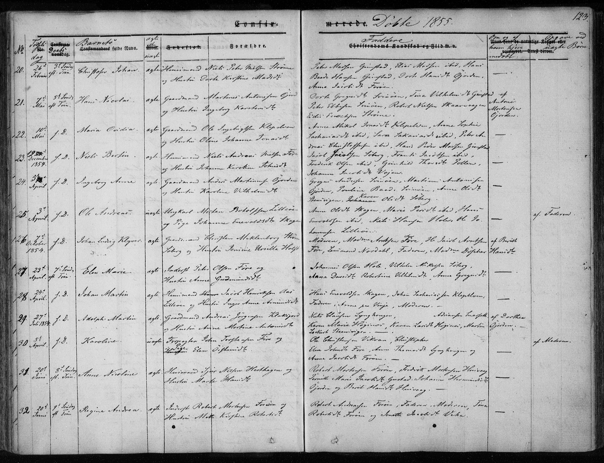 Ministerialprotokoller, klokkerbøker og fødselsregistre - Nordland, SAT/A-1459/891/L1299: Parish register (official) no. 891A04, 1841-1856, p. 123
