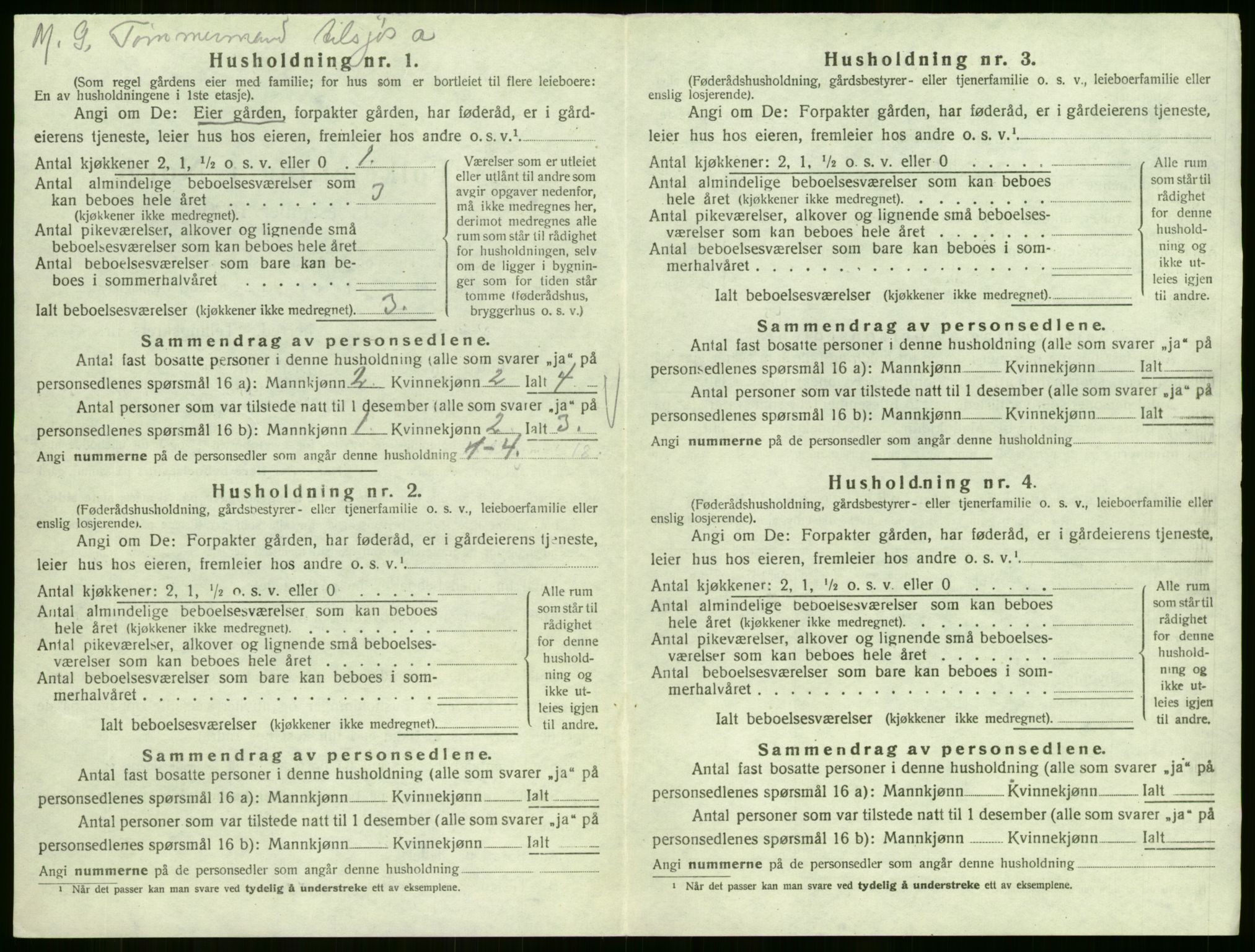 SAKO, 1920 census for Sem, 1920, p. 750