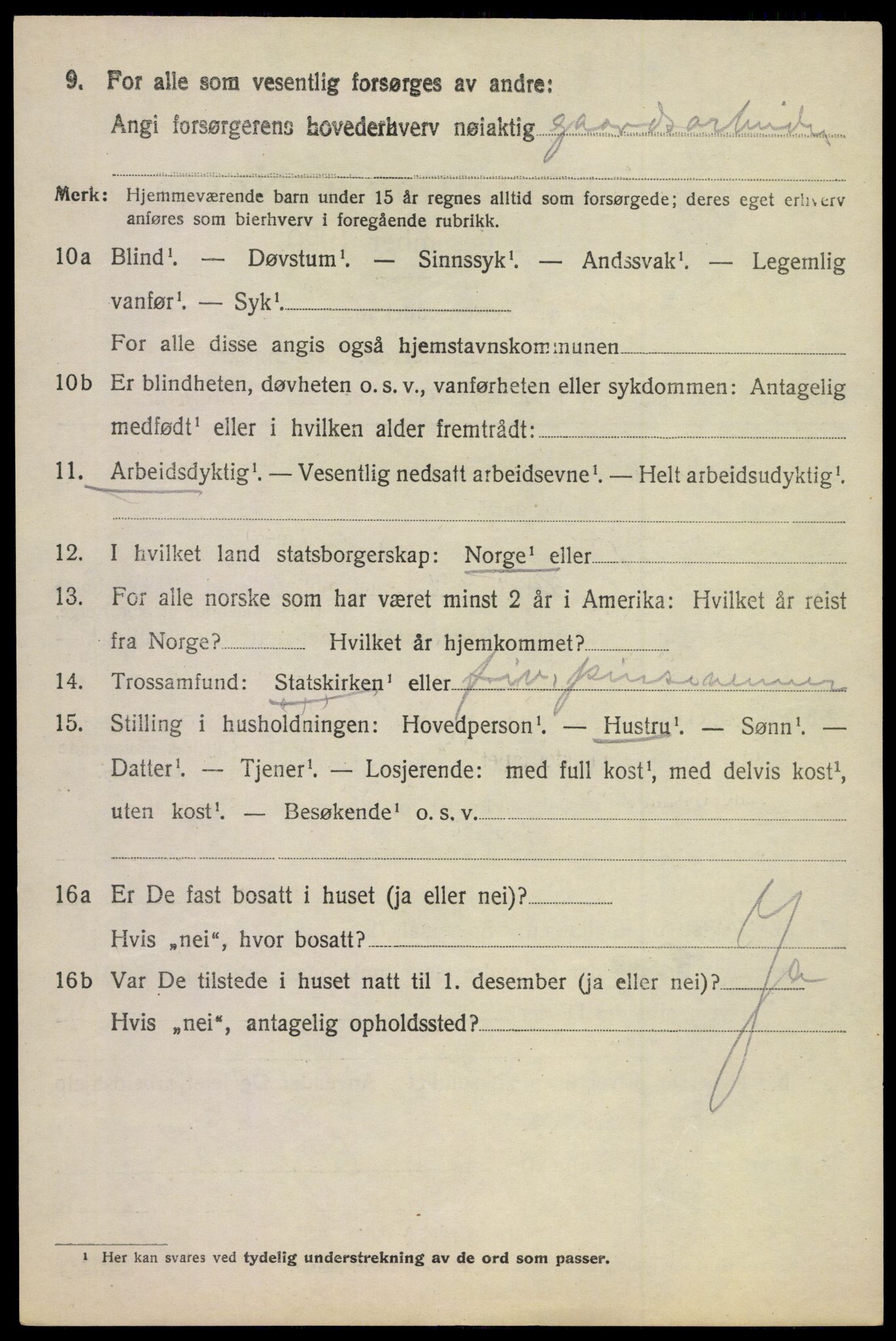 SAKO, 1920 census for Borre, 1920, p. 6087