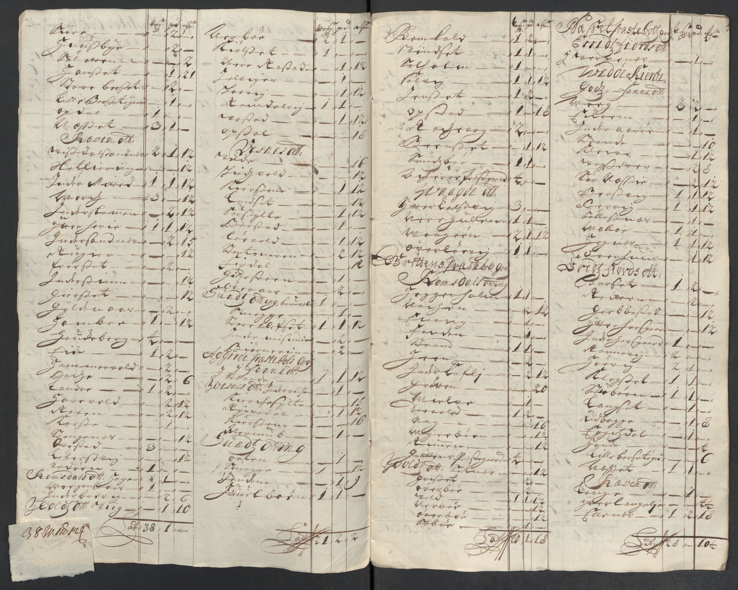 Rentekammeret inntil 1814, Reviderte regnskaper, Fogderegnskap, RA/EA-4092/R55/L3656: Fogderegnskap Romsdal, 1703-1705, p. 495