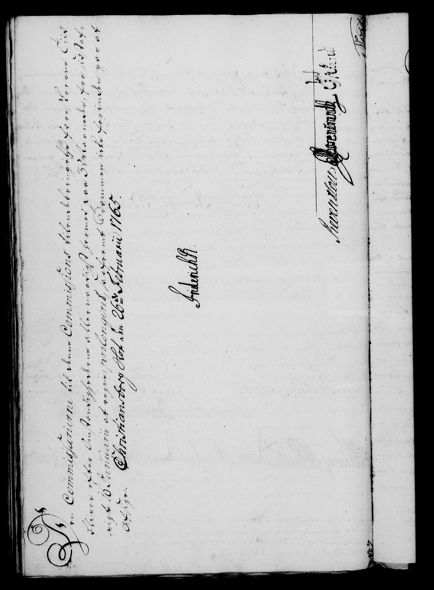 Rentekammeret, Kammerkanselliet, RA/EA-3111/G/Gf/Gfa/L0047: Norsk relasjons- og resolusjonsprotokoll (merket RK 52.47), 1765, p. 100