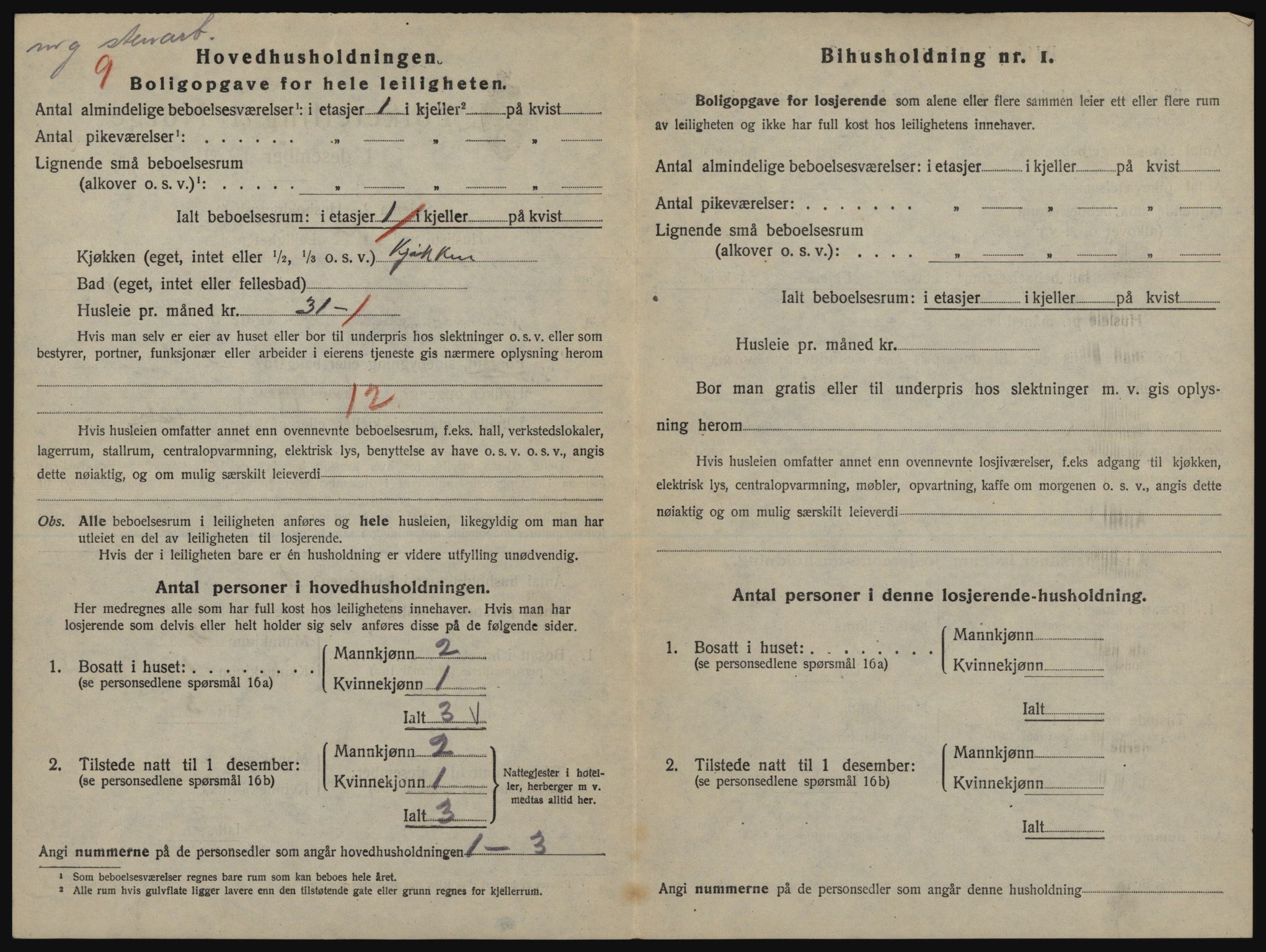 SATØ, 1920 census for Harstad, 1920, p. 1632