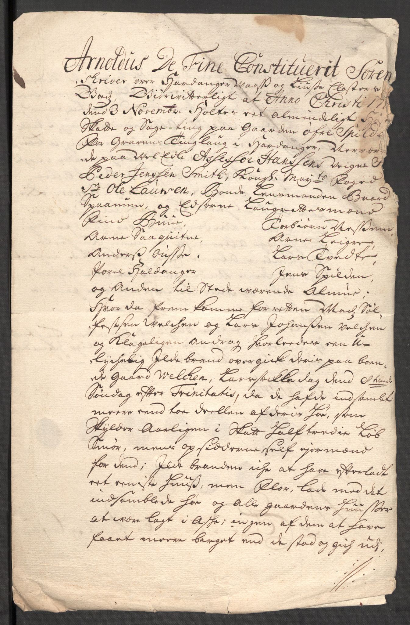 Rentekammeret inntil 1814, Reviderte regnskaper, Fogderegnskap, AV/RA-EA-4092/R48/L2987: Fogderegnskap Sunnhordland og Hardanger, 1711, p. 366