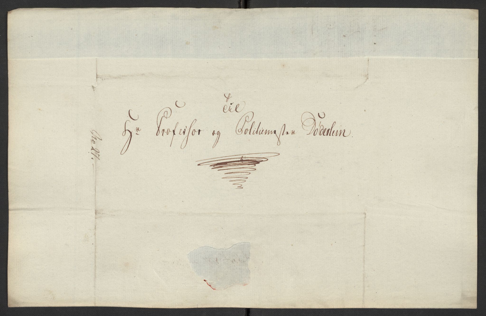 Oslo politidistrikt, AV/SAO-A-10085/D/Da/L0003: Innkomne brev, pro memoria m.v., 1781, p. 96