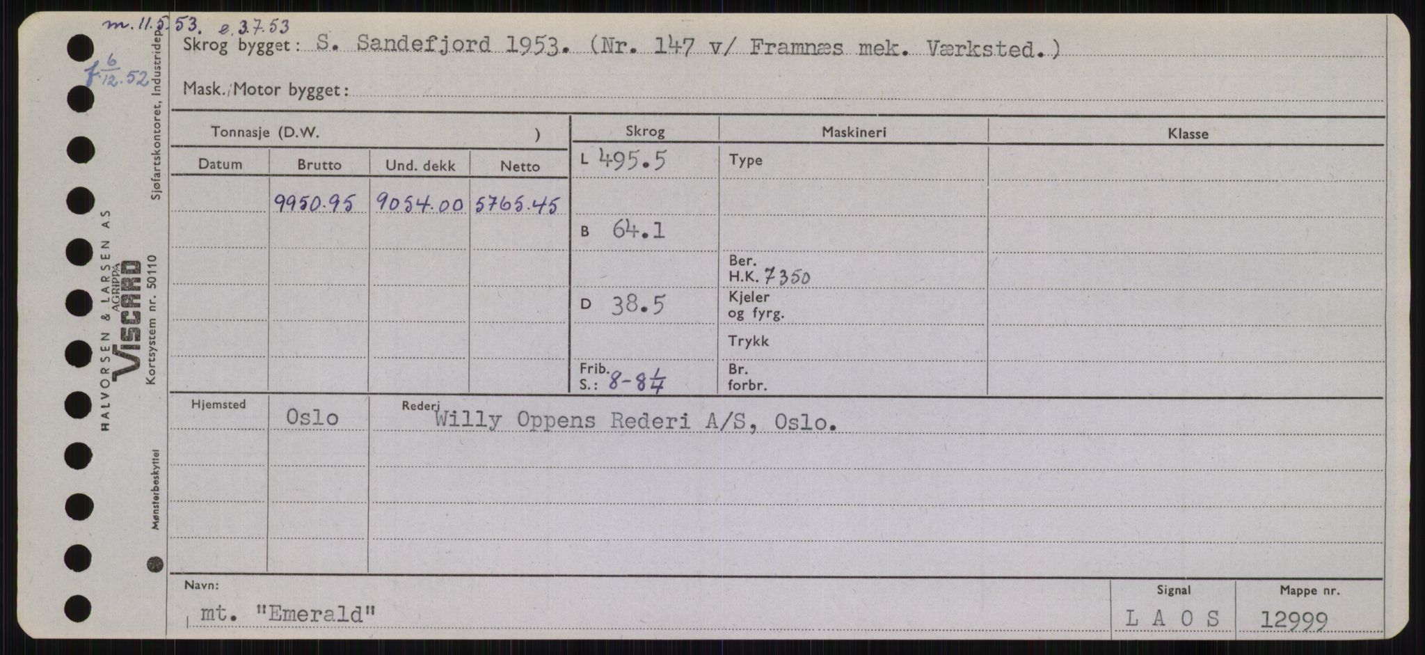 Sjøfartsdirektoratet med forløpere, Skipsmålingen, RA/S-1627/H/Hb/L0002: Fartøy, E-H, p. 29